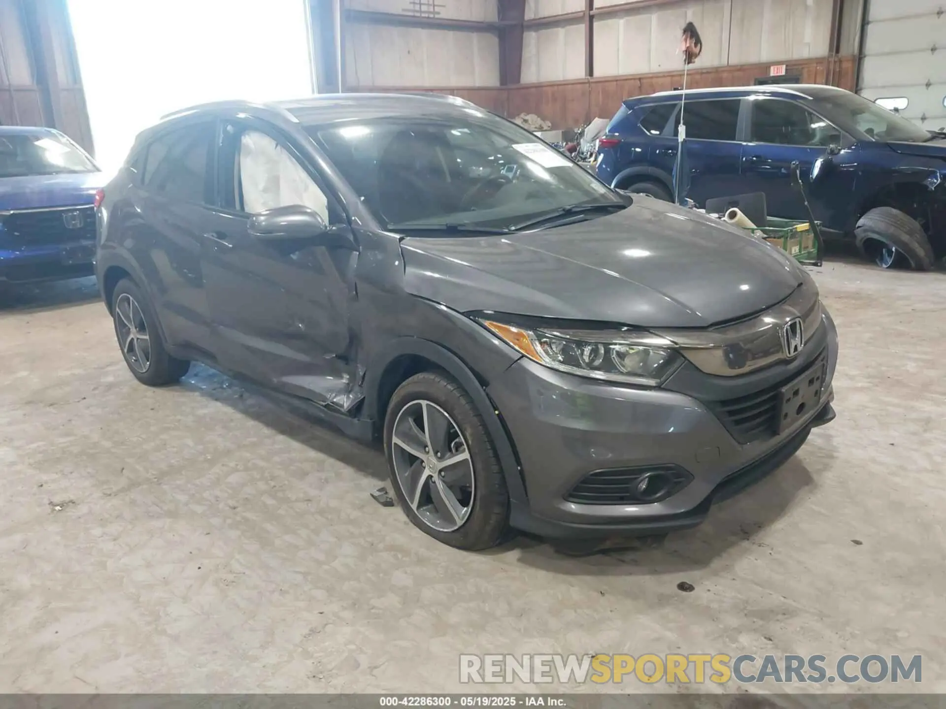 1 Photograph of a damaged car 3CZRU6H52NM749041 HONDA HR-V 2022