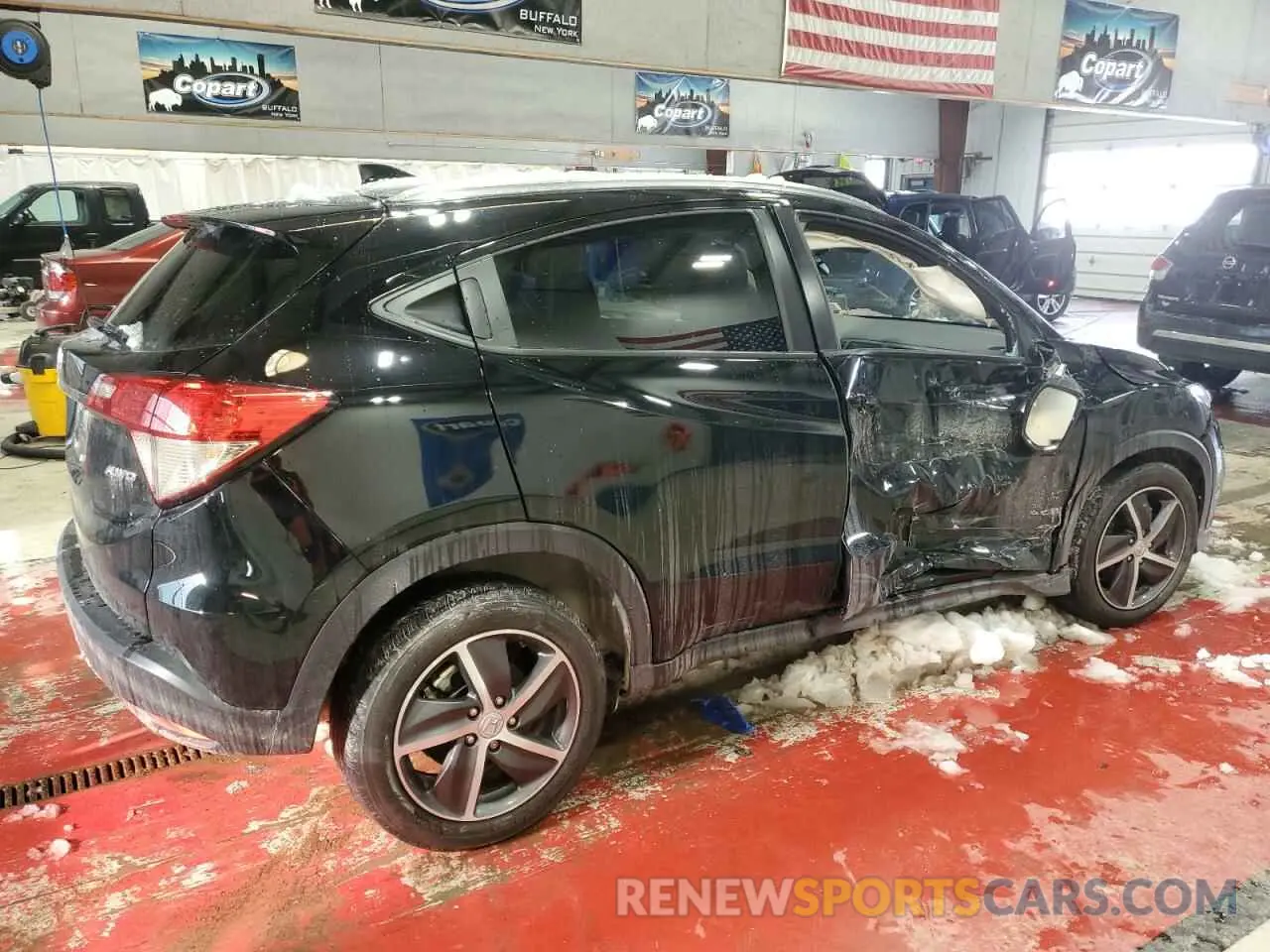 3 Фотография поврежденного автомобиля 3CZRU6H53NM775504 HONDA HR-V 2022