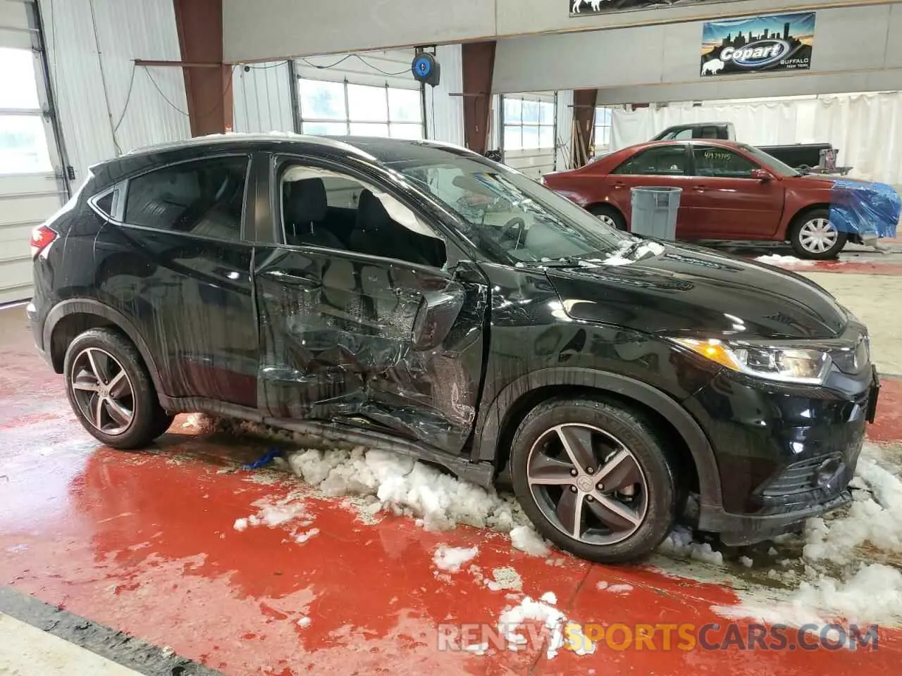 4 Фотография поврежденного автомобиля 3CZRU6H53NM775504 HONDA HR-V 2022