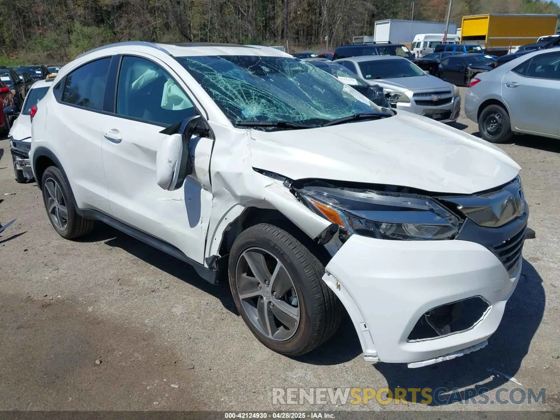 1 Photograph of a damaged car 3CZRU6H54NM742026 HONDA HR-V 2022