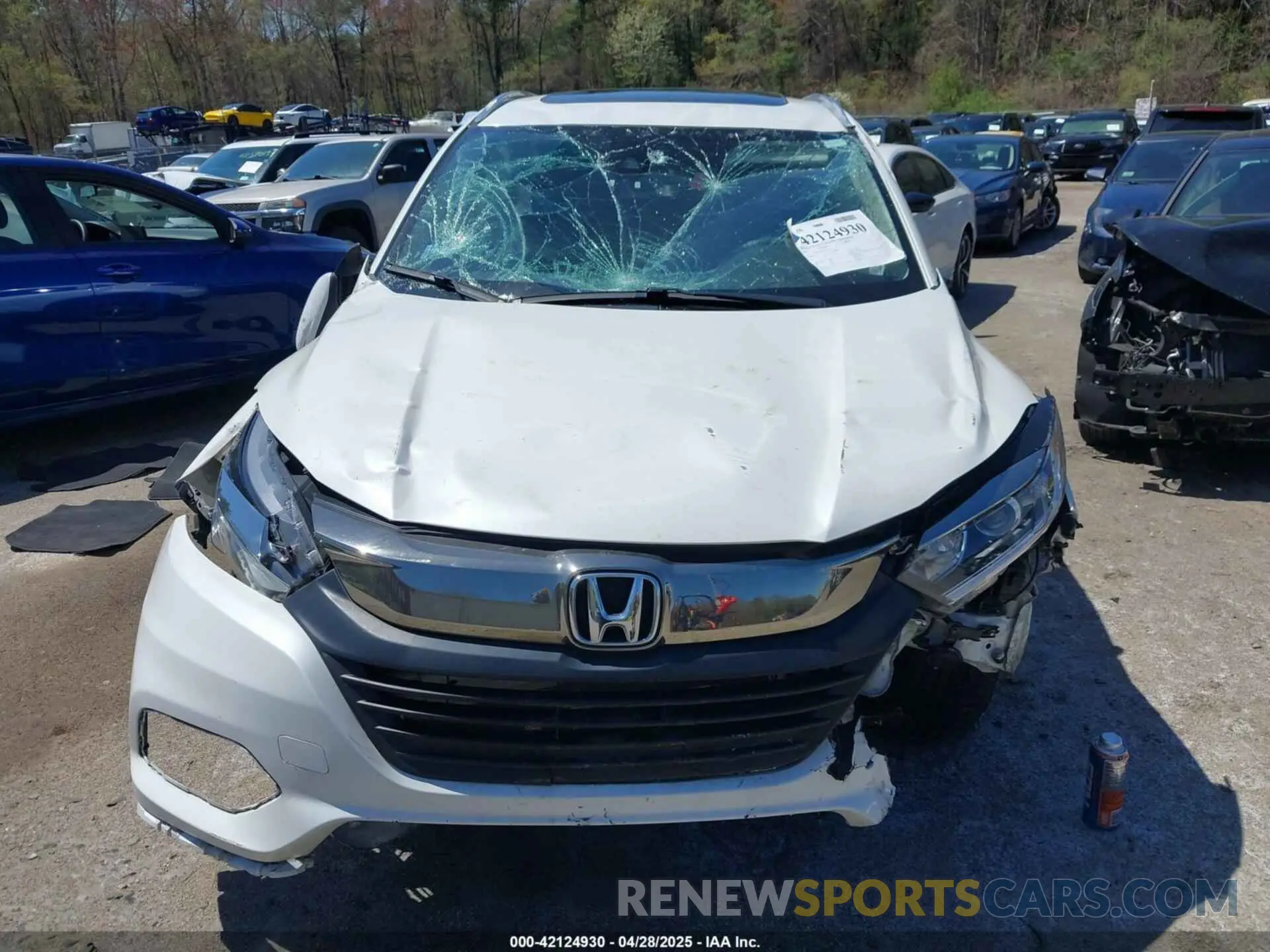 12 Photograph of a damaged car 3CZRU6H54NM742026 HONDA HR-V 2022