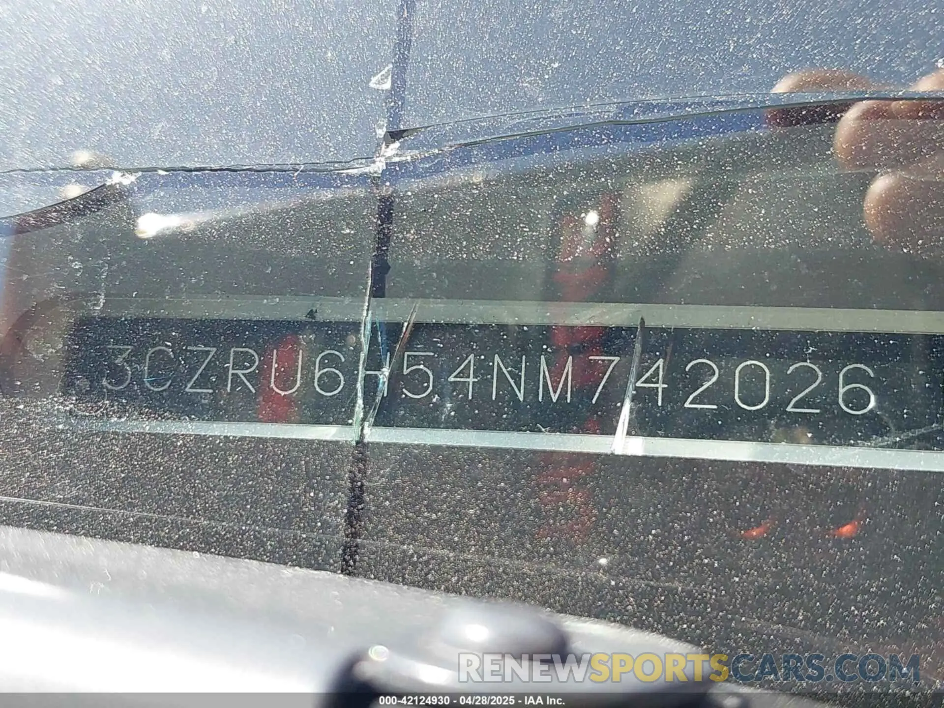9 Photograph of a damaged car 3CZRU6H54NM742026 HONDA HR-V 2022
