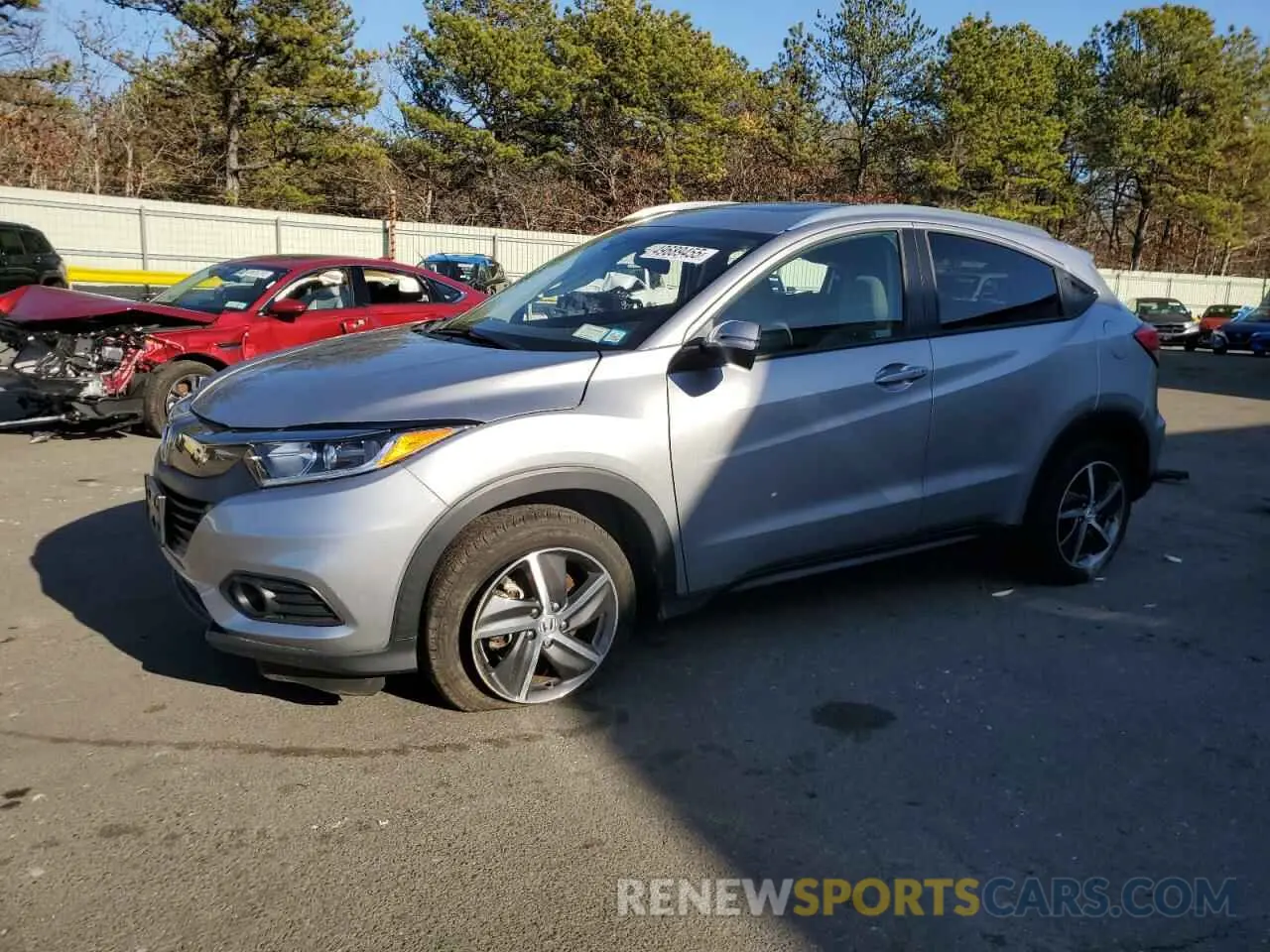 1 Photograph of a damaged car 3CZRU6H54NM760445 HONDA HR-V 2022