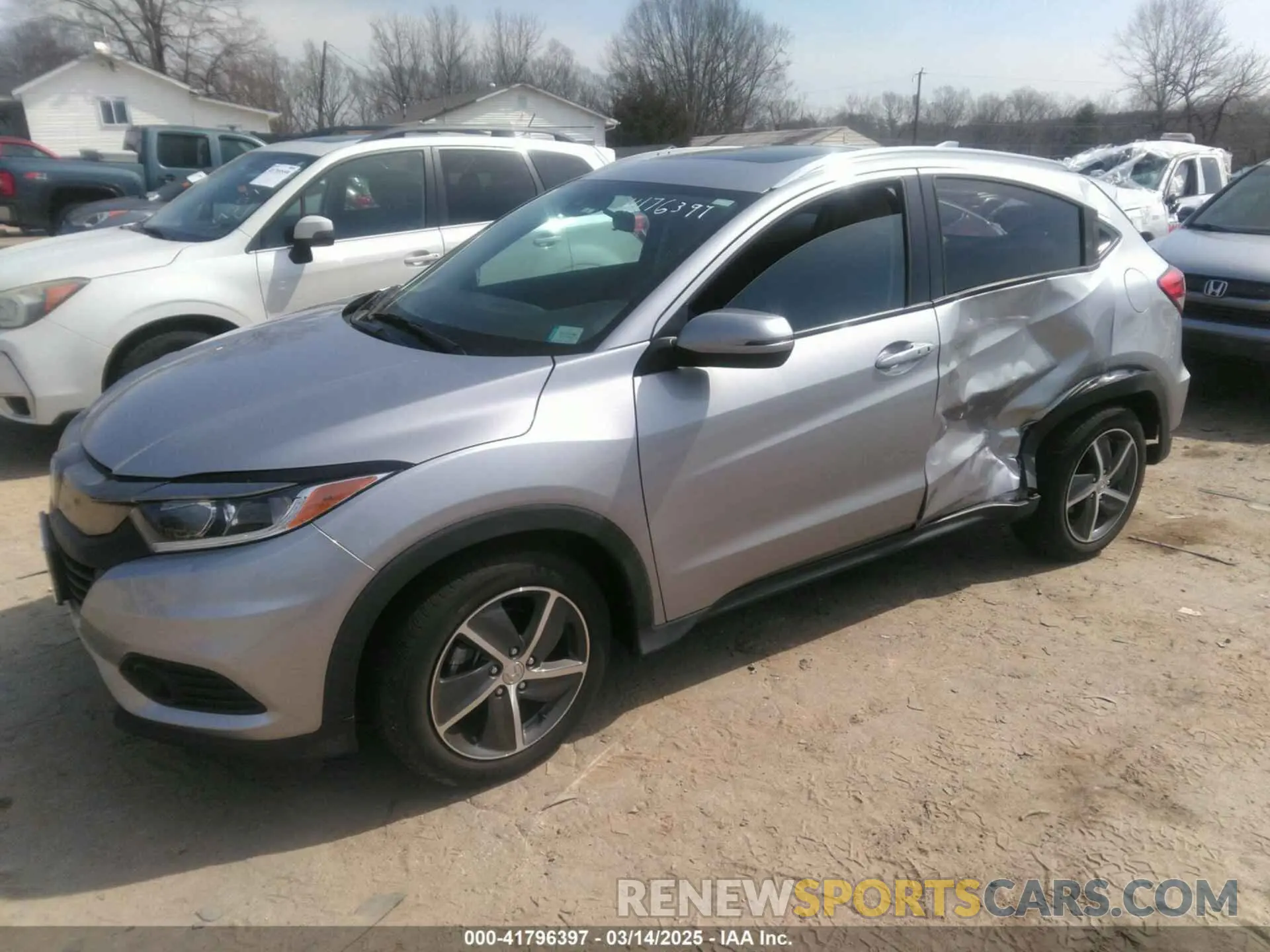 2 Фотография поврежденного автомобиля 3CZRU6H54NM766813 HONDA HR-V 2022