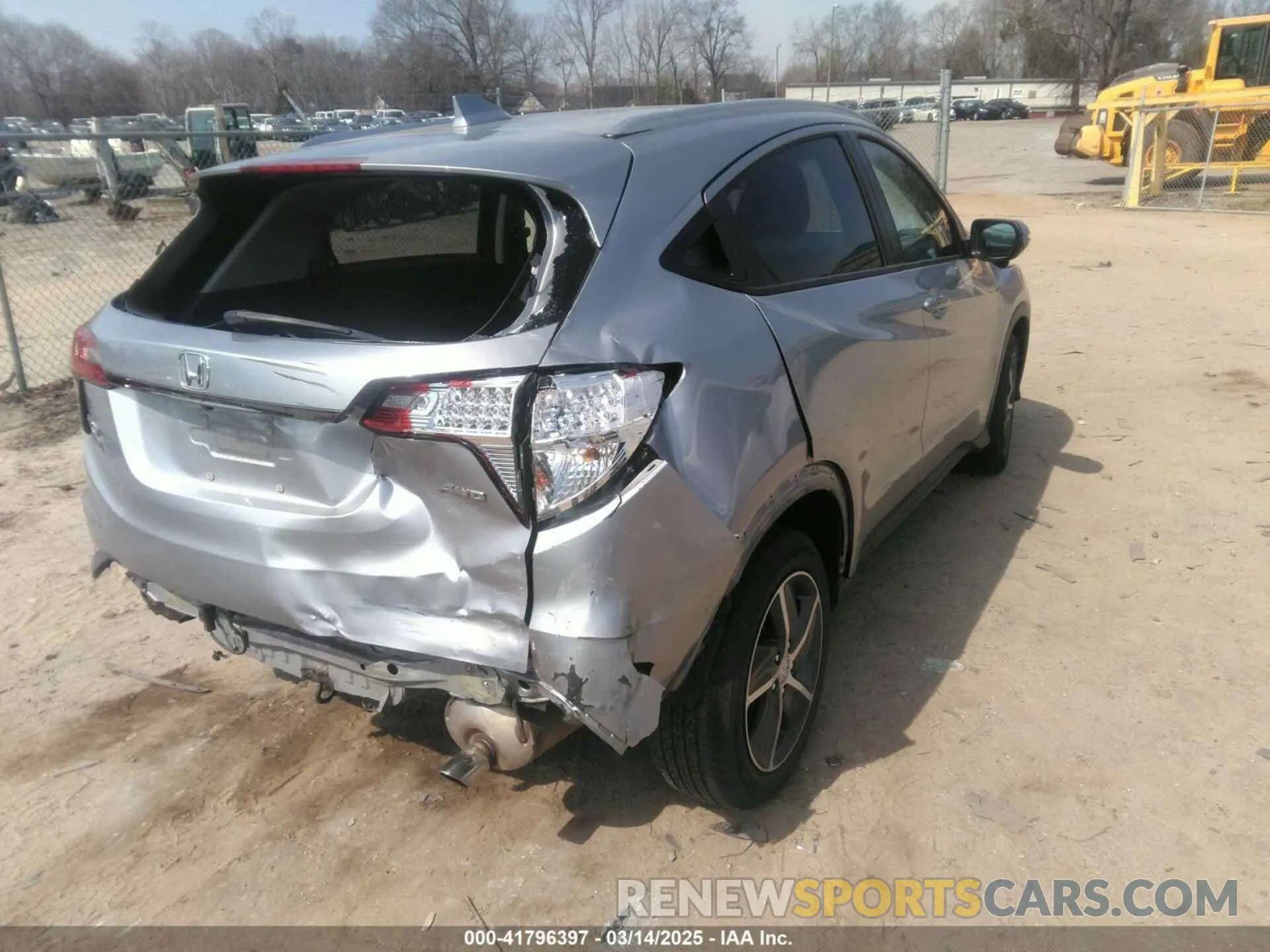 4 Фотография поврежденного автомобиля 3CZRU6H54NM766813 HONDA HR-V 2022