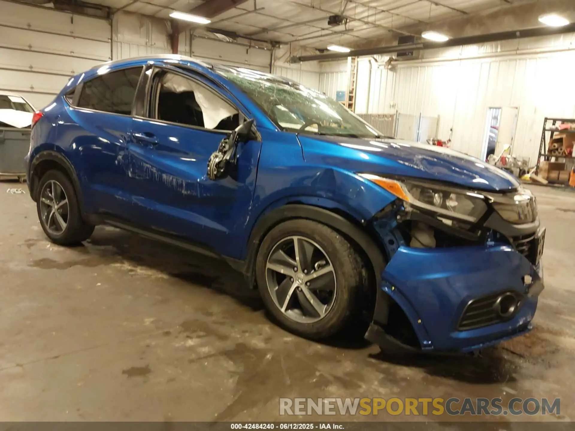1 Photograph of a damaged car 3CZRU6H54NM773728 HONDA HR-V 2022