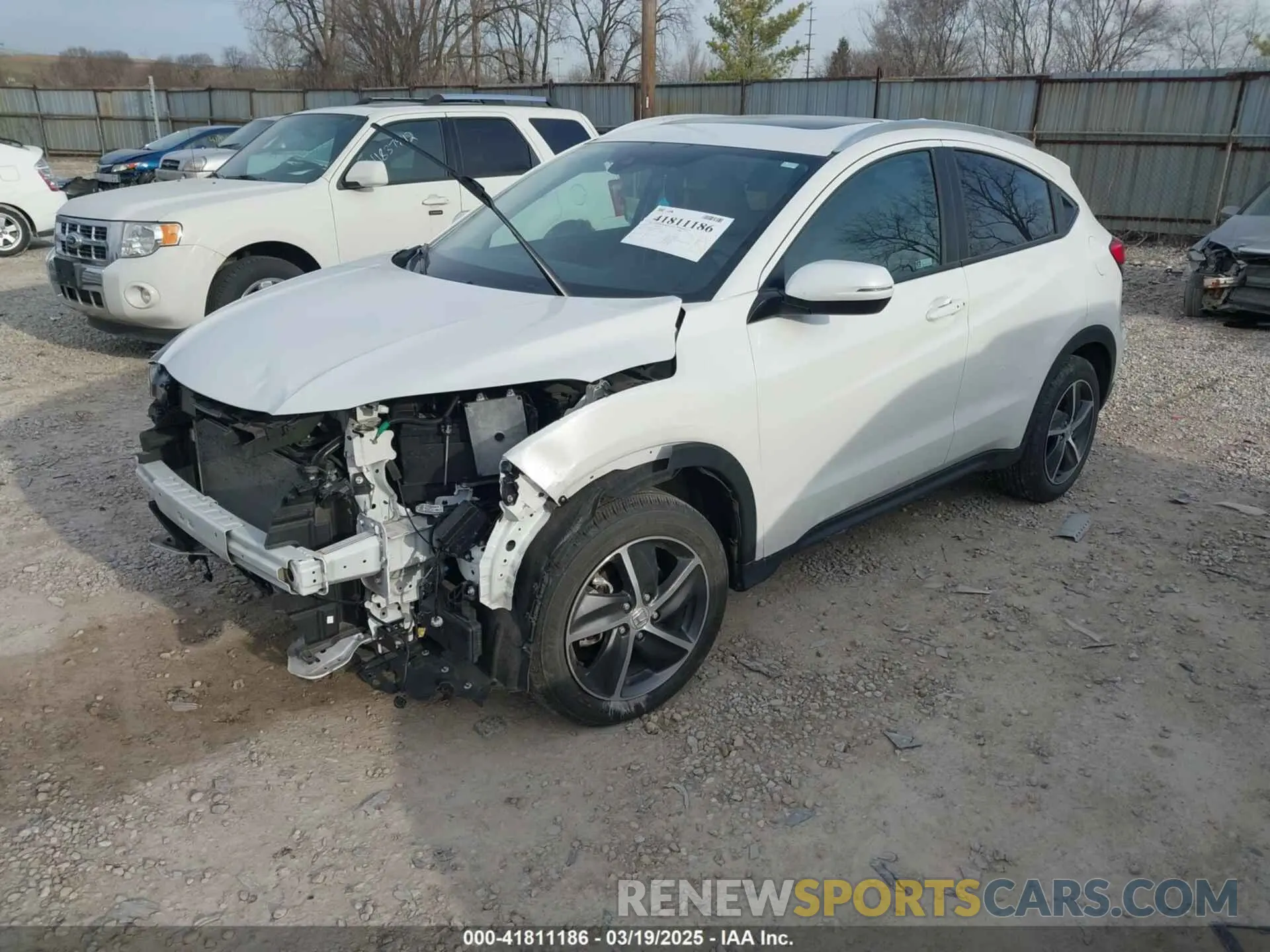 2 Фотография поврежденного автомобиля 3CZRU6H55NM767243 HONDA HR-V 2022
