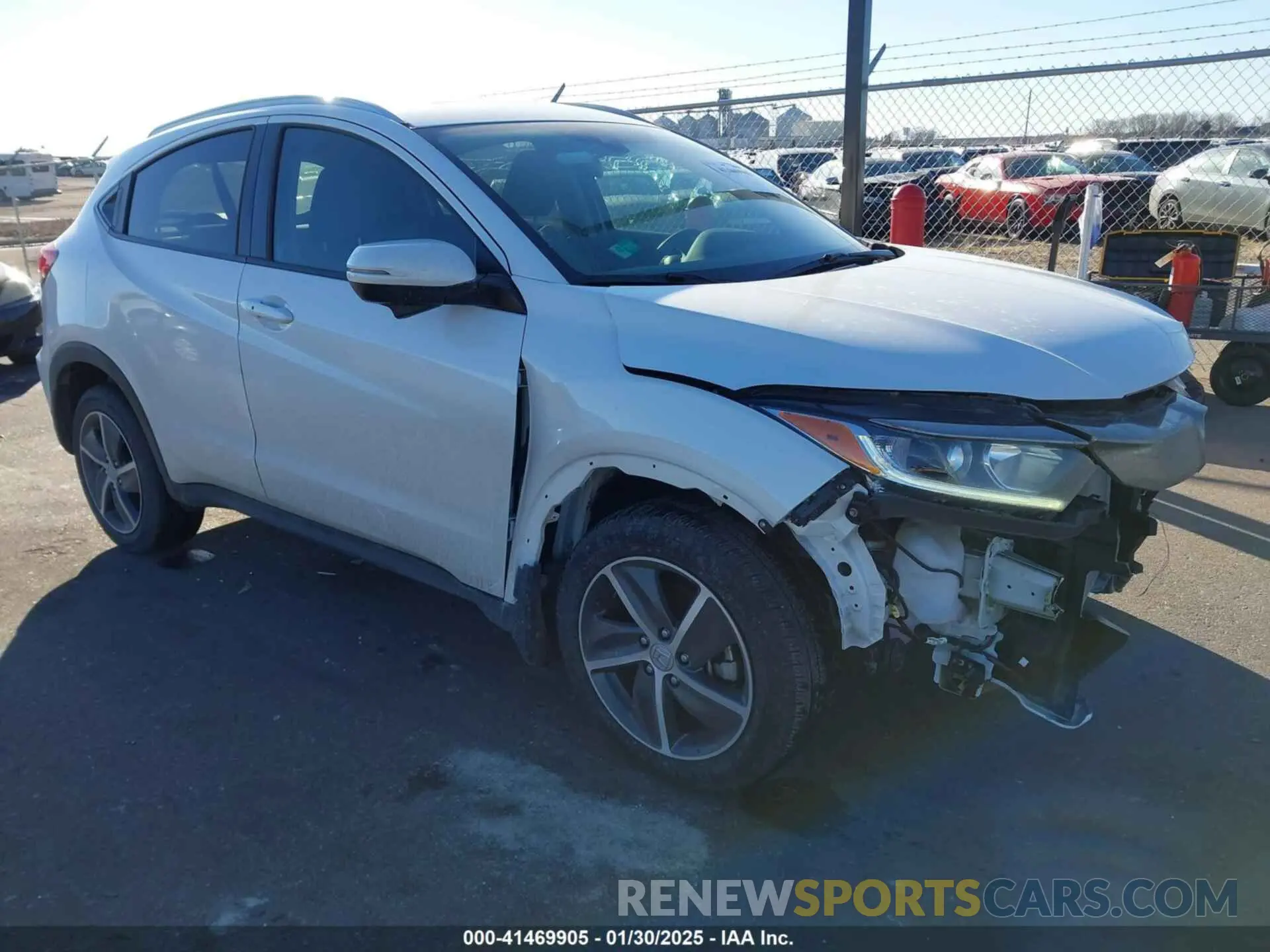 1 Photograph of a damaged car 3CZRU6H56NM719119 HONDA HR-V 2022