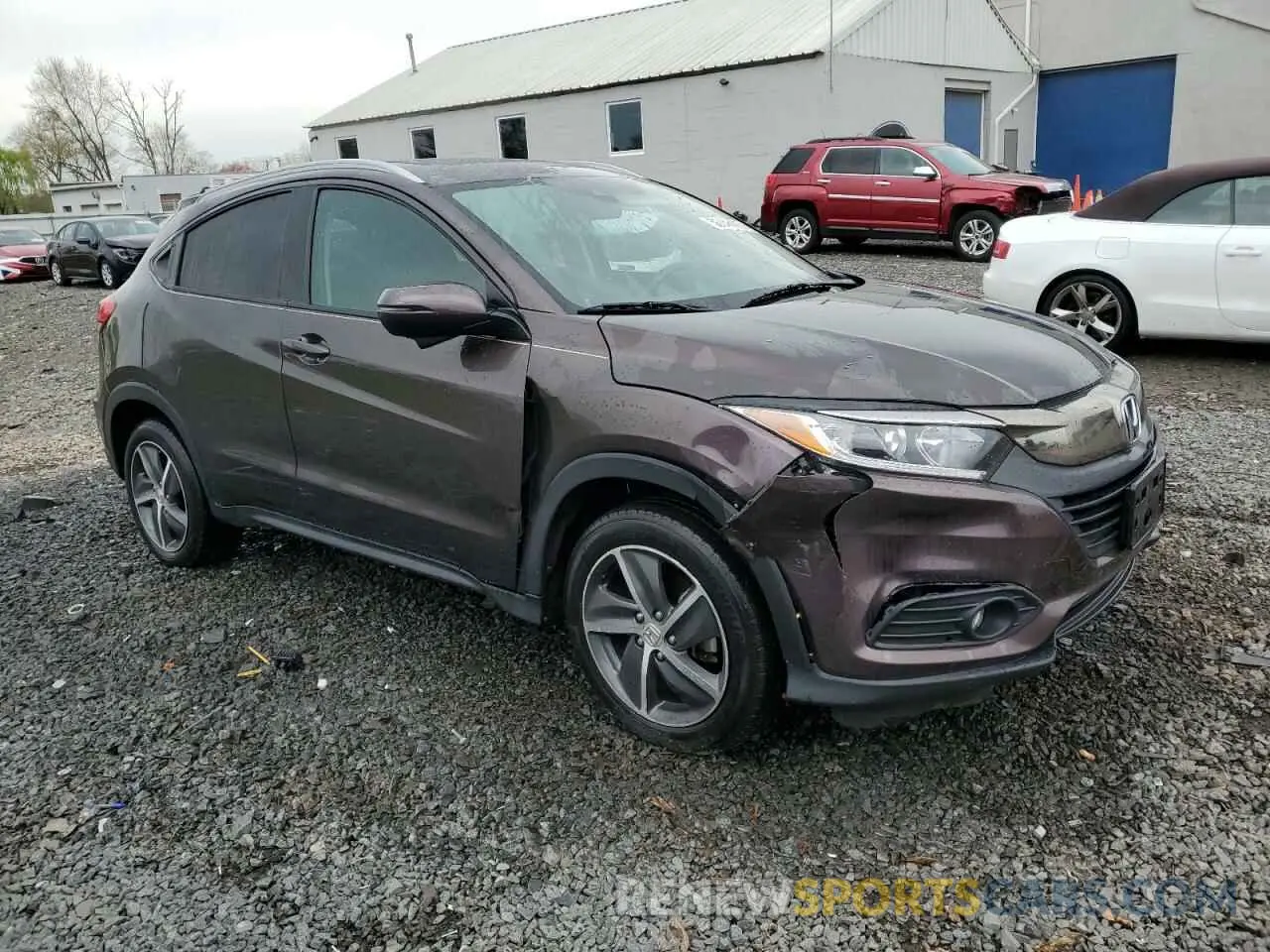 4 Photograph of a damaged car 3CZRU6H56NM743968 HONDA HR-V 2022
