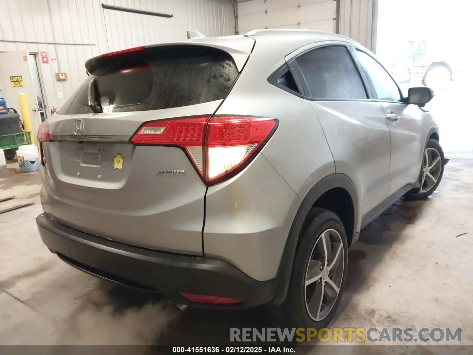 4 Фотография поврежденного автомобиля 3CZRU6H56NM774699 HONDA HR-V 2022