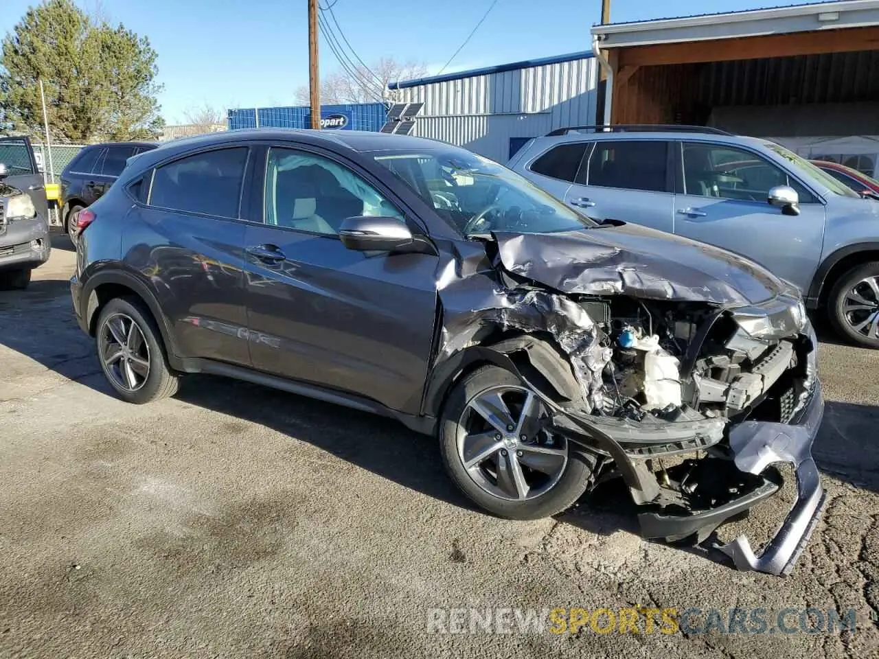 4 Фотография поврежденного автомобиля 3CZRU6H57NM733675 HONDA HR-V 2022