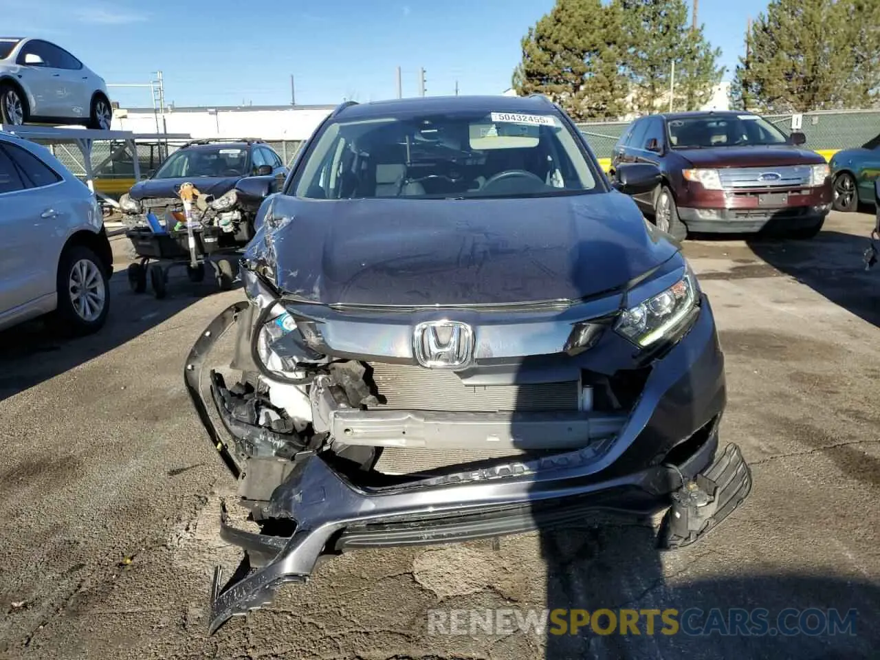 5 Фотография поврежденного автомобиля 3CZRU6H57NM733675 HONDA HR-V 2022