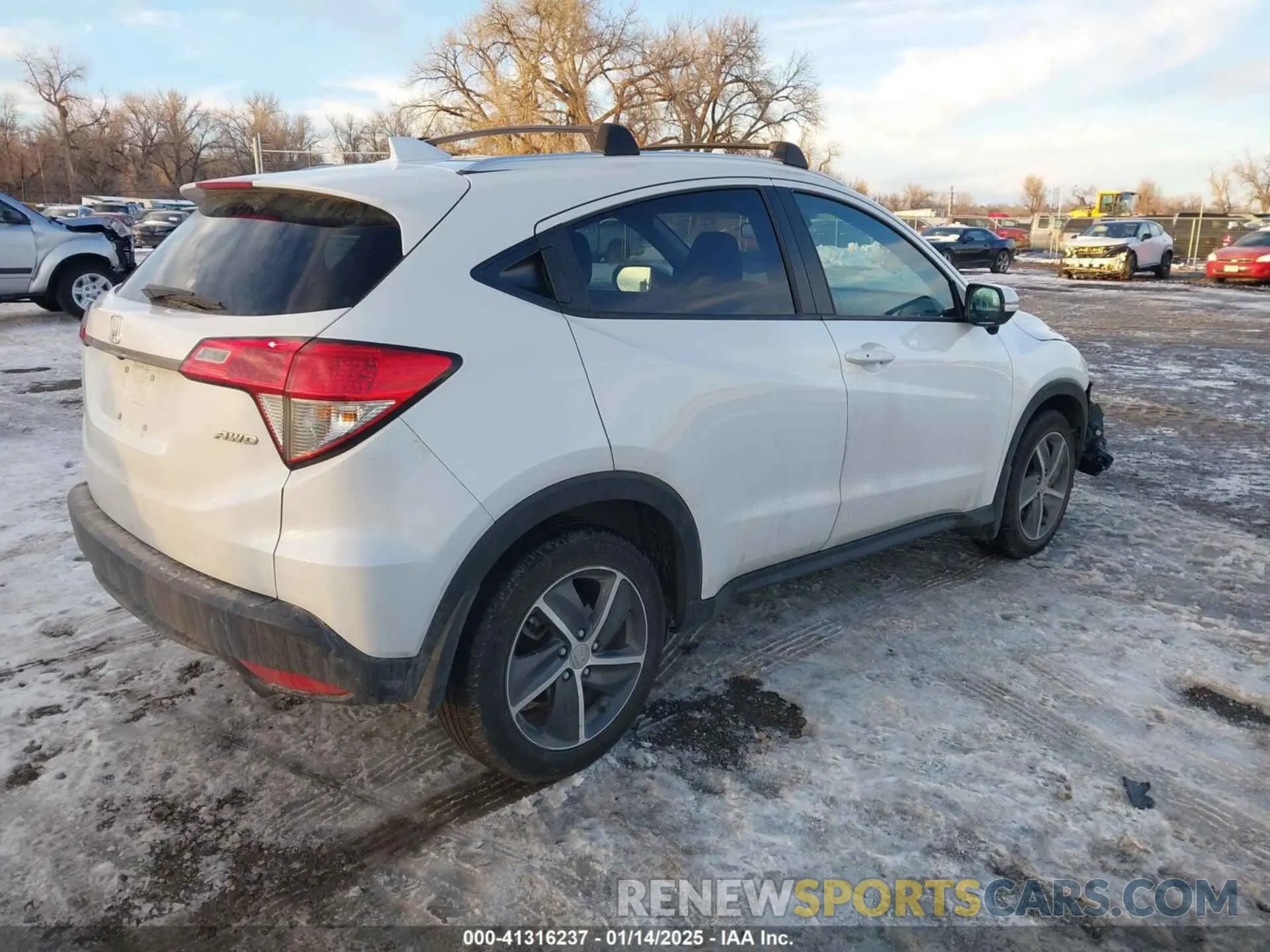 4 Фотография поврежденного автомобиля 3CZRU6H58NM700720 HONDA HR-V 2022