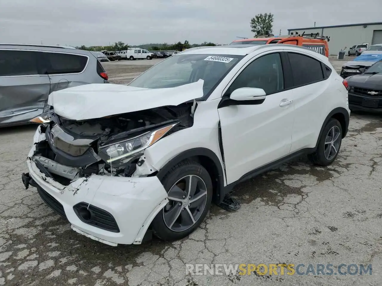 1 Photograph of a damaged car 3CZRU6H58NM702953 HONDA HR-V 2022