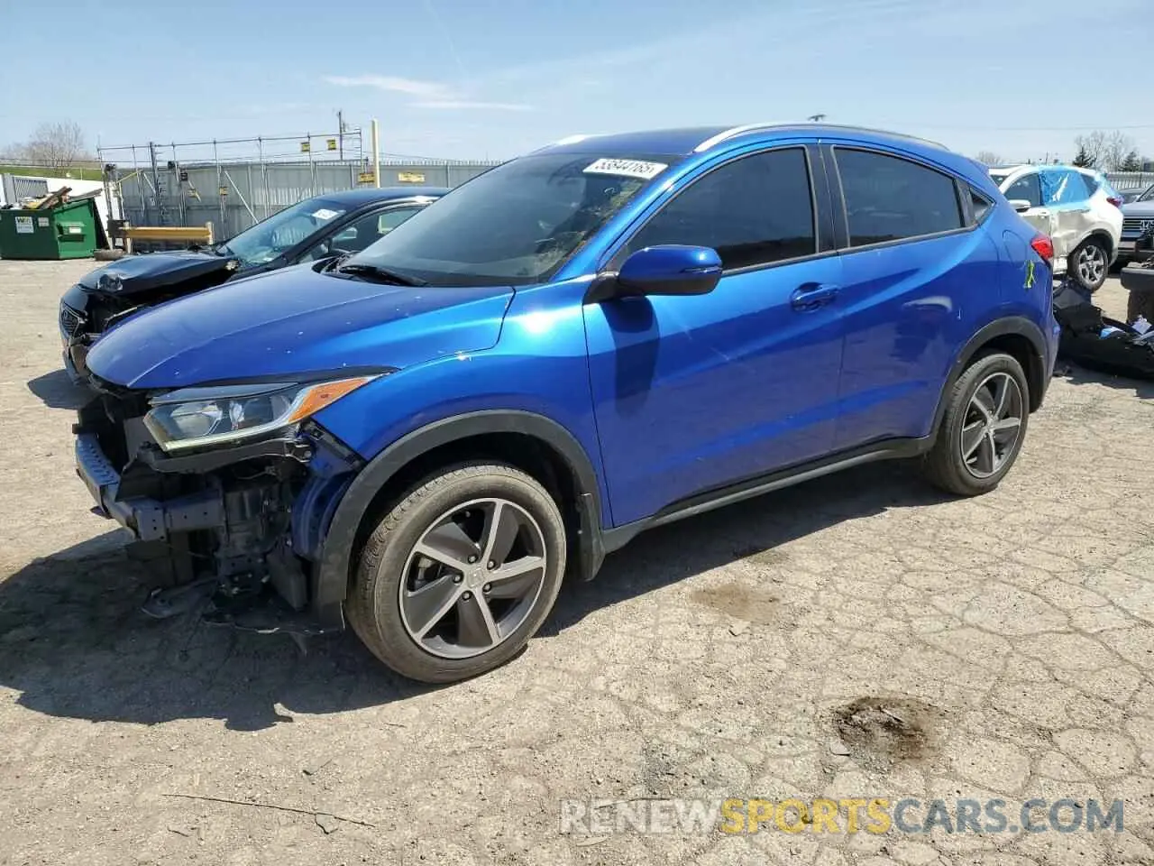 1 Photograph of a damaged car 3CZRU6H59NM743012 HONDA HR-V 2022