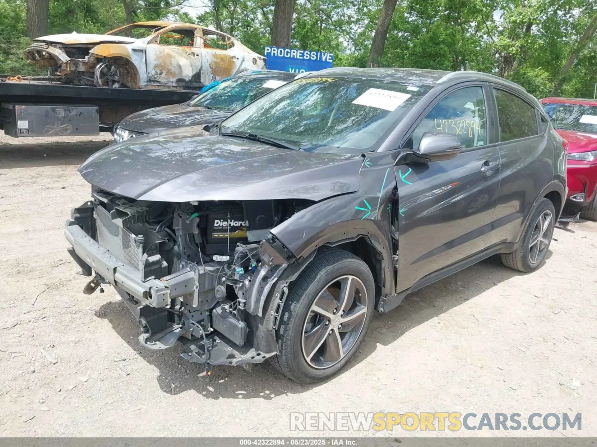 6 Photograph of a damaged car 3CZRU6H59NM764779 HONDA HR-V 2022