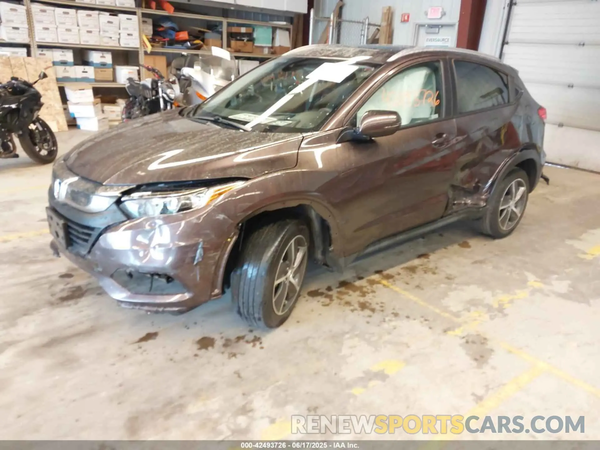 2 Photograph of a damaged car 3CZRU6H5XNM706826 HONDA HR-V 2022