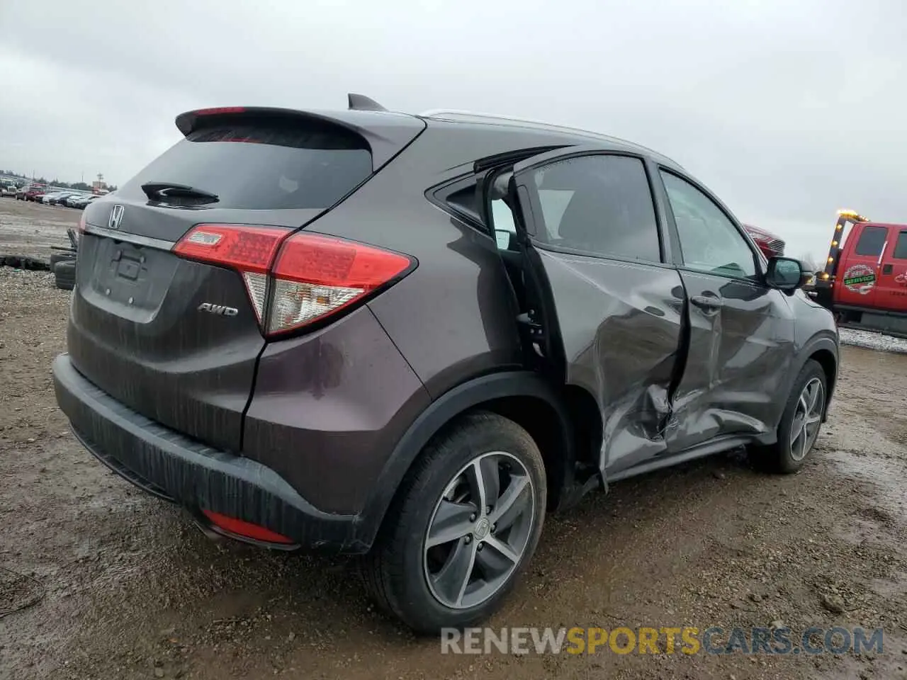 3 Фотография поврежденного автомобиля 3CZRU6H70NM758127 HONDA HR-V 2022