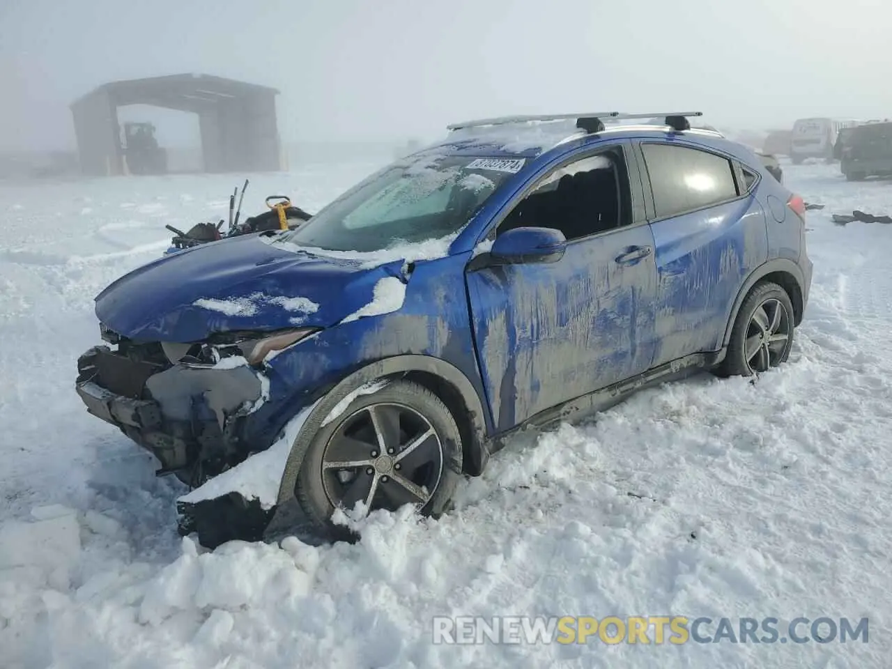 1 Photograph of a damaged car 3CZRU6H72NM747629 HONDA HR-V 2022
