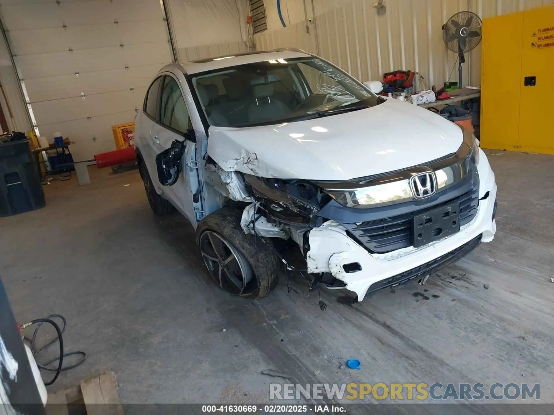 1 Photograph of a damaged car 3CZRU6H73NM758171 HONDA HR-V 2022