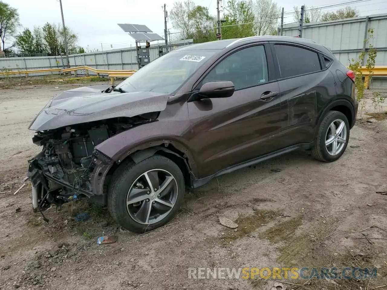 1 Photograph of a damaged car 3CZRU6H77NM700547 HONDA HR-V 2022