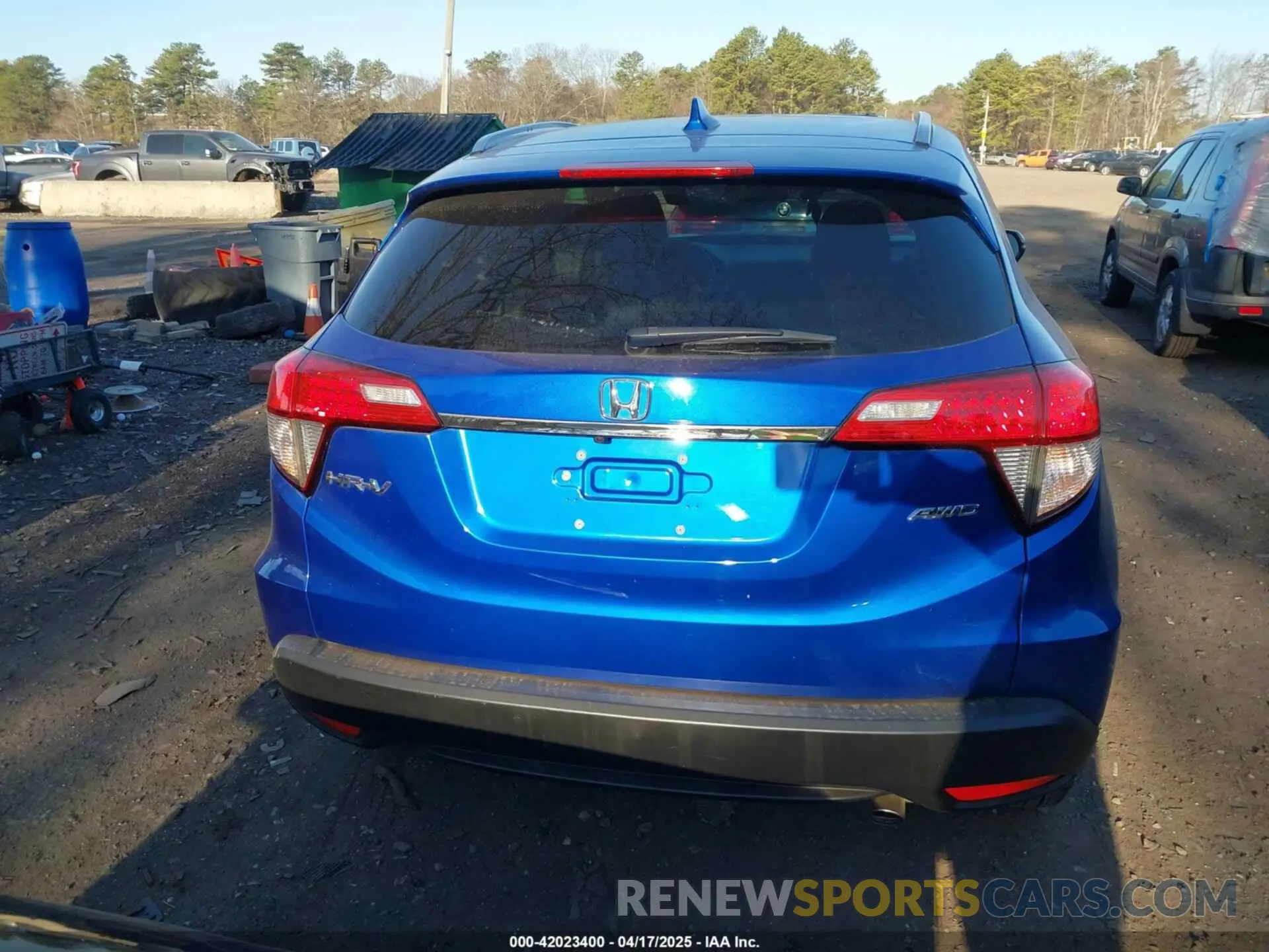 16 Photograph of a damaged car 3CZRU6H77NM727635 HONDA HR-V 2022