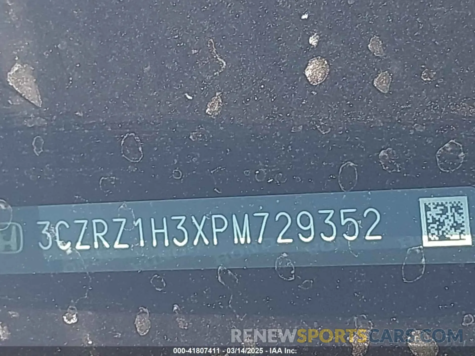 18 Photograph of a damaged car 3CZRZ1H3XPM729352 HONDA HR-V 2023