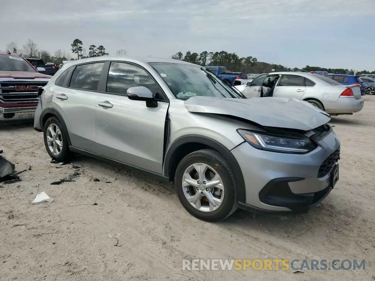 4 Фотография поврежденного автомобиля 3CZRZ1H31RM705766 HONDA HR-V 2024