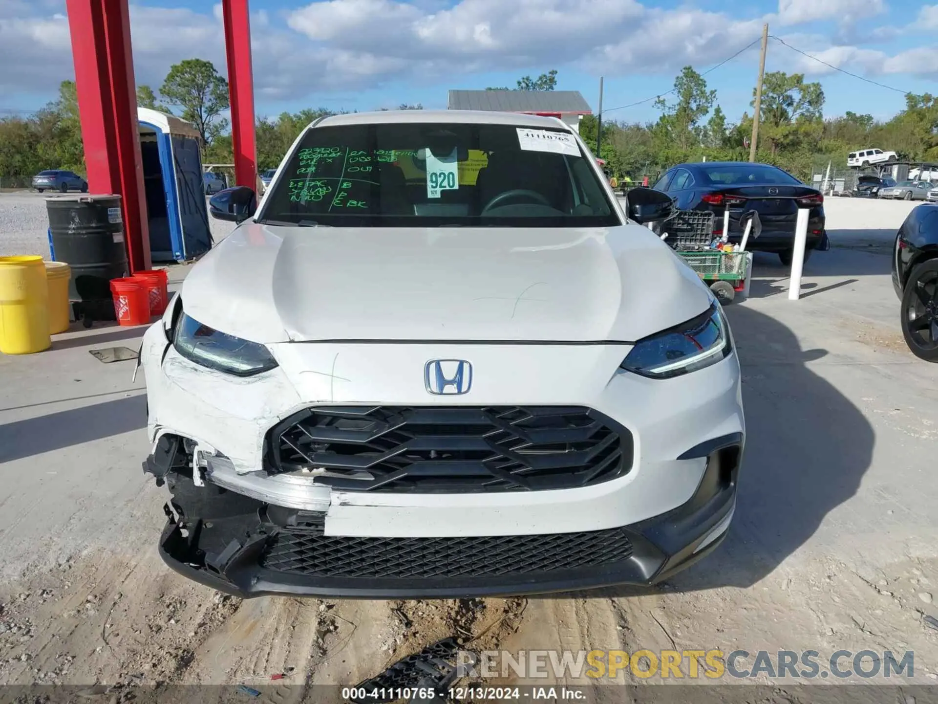 12 Фотография поврежденного автомобиля 3CZRZ1H55RM736696 HONDA HR-V 2024