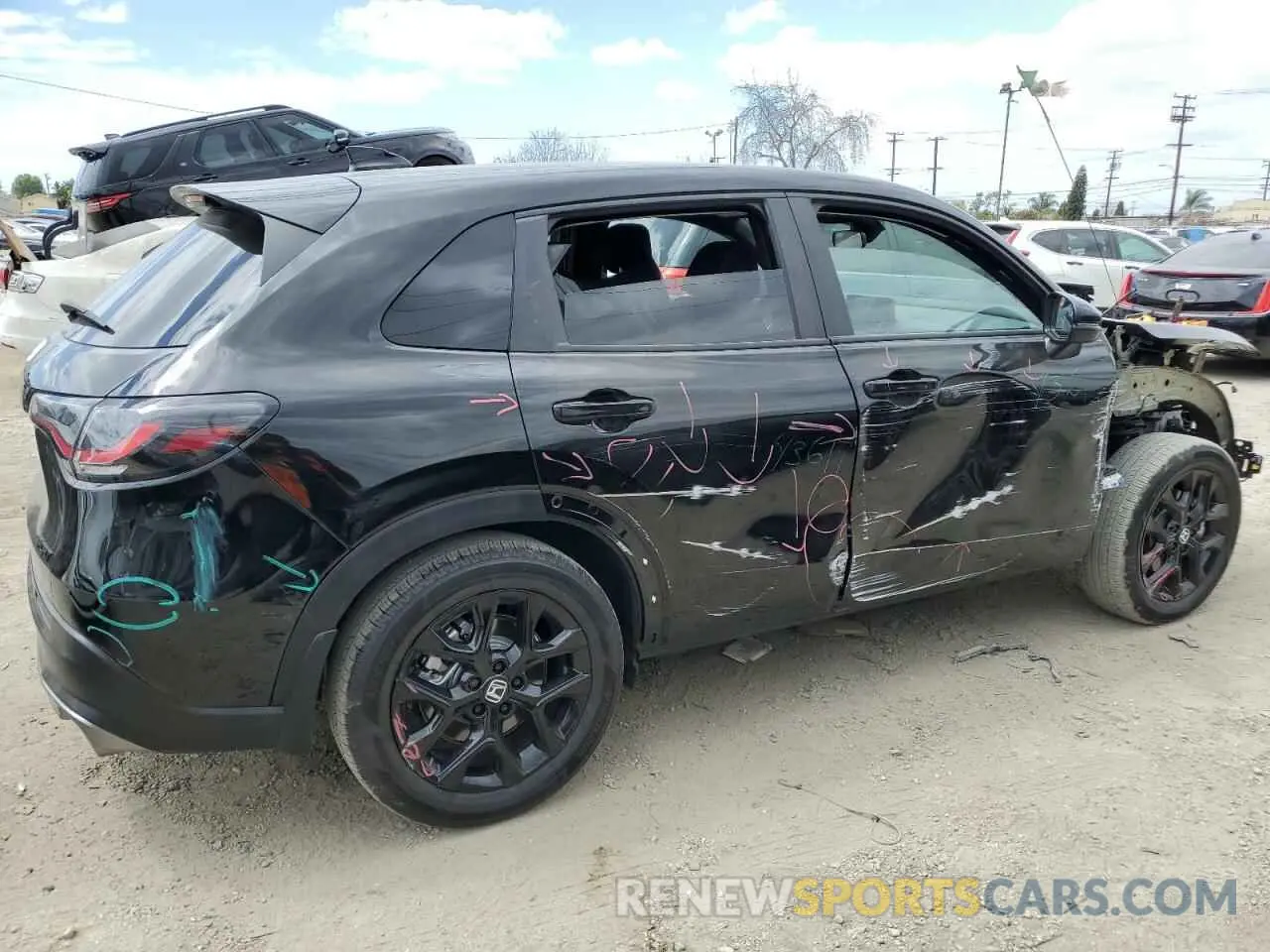 3 Photograph of a damaged car 3CZRZ1H56RM754821 HONDA HR-V 2024