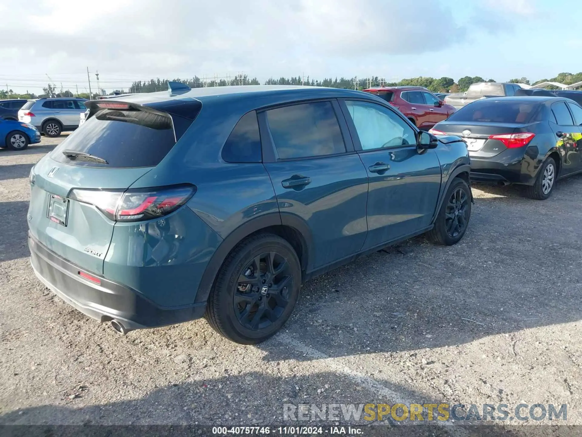 4 Фотография поврежденного автомобиля 3CZRZ1H57RM739339 HONDA HR-V 2024