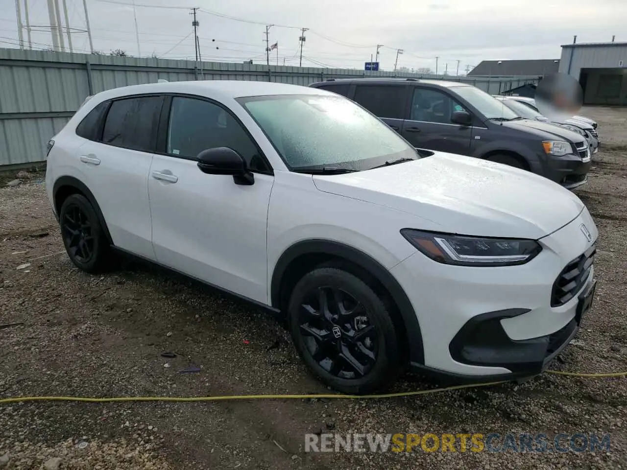 4 Фотография поврежденного автомобиля 3CZRZ1H57RM750258 HONDA HR-V 2024