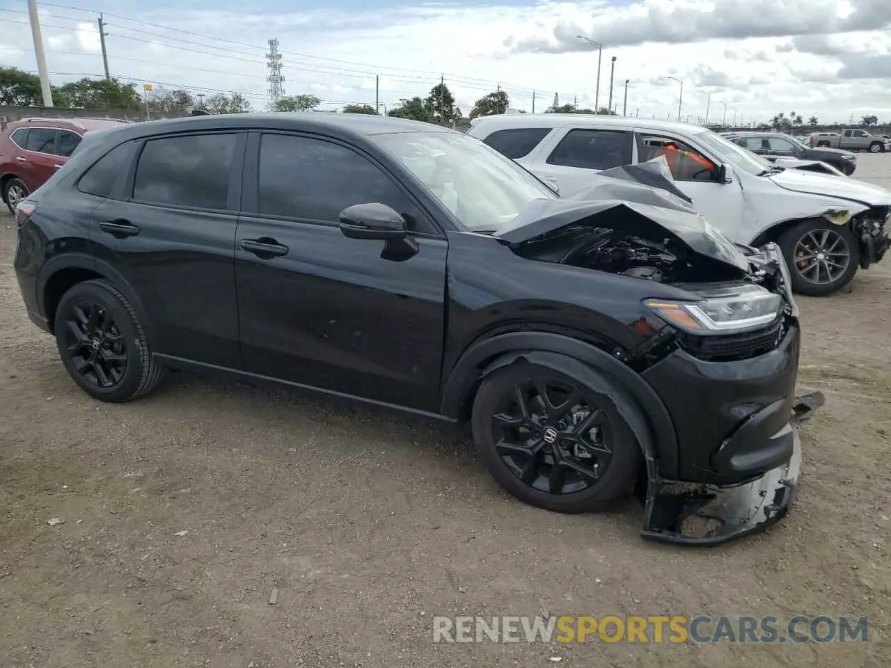 4 Фотография поврежденного автомобиля 3CZRZ1H57RM755590 HONDA HR-V 2024