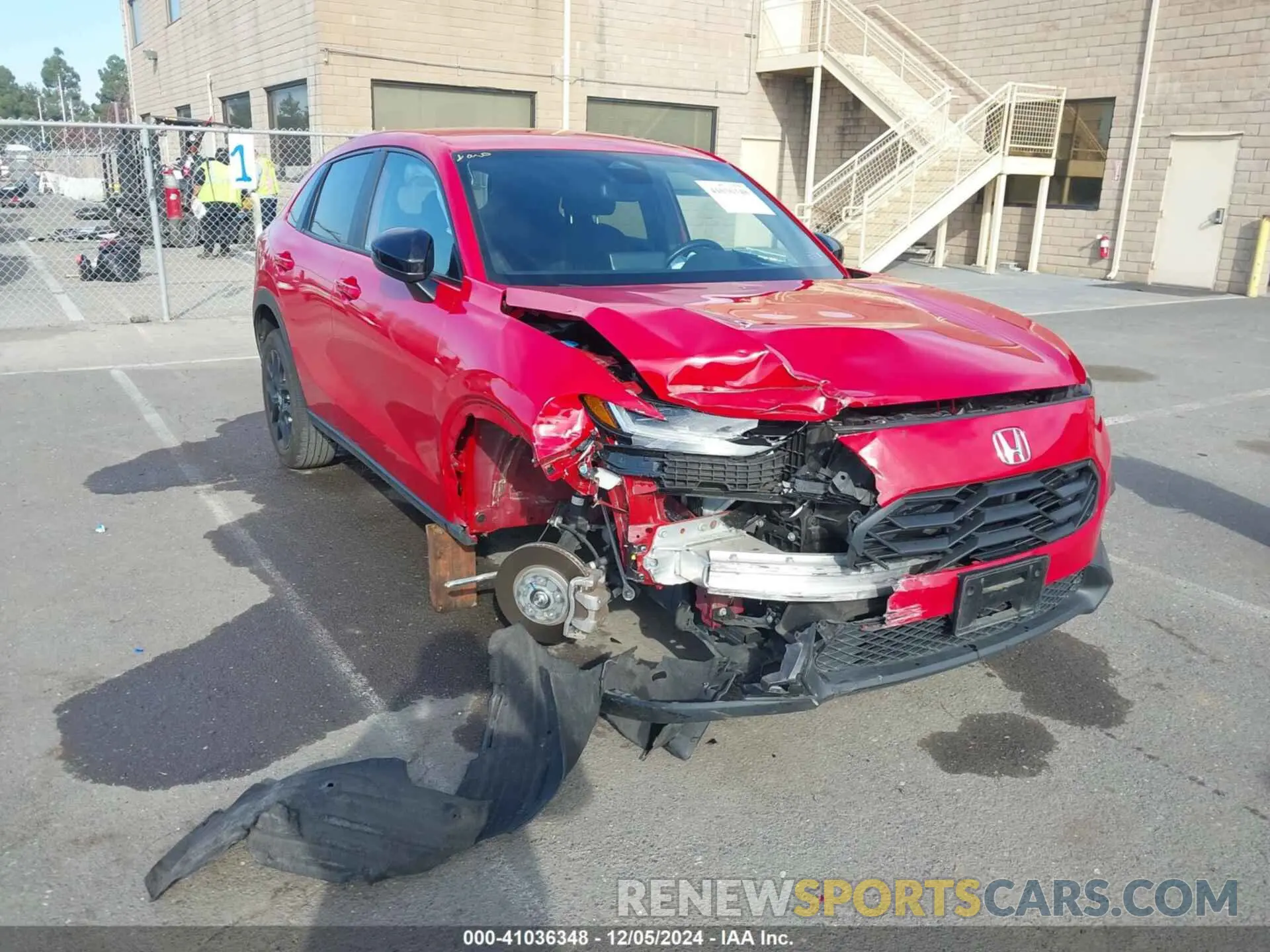 6 Фотография поврежденного автомобиля 3CZRZ1H58RM706561 HONDA HR-V 2024