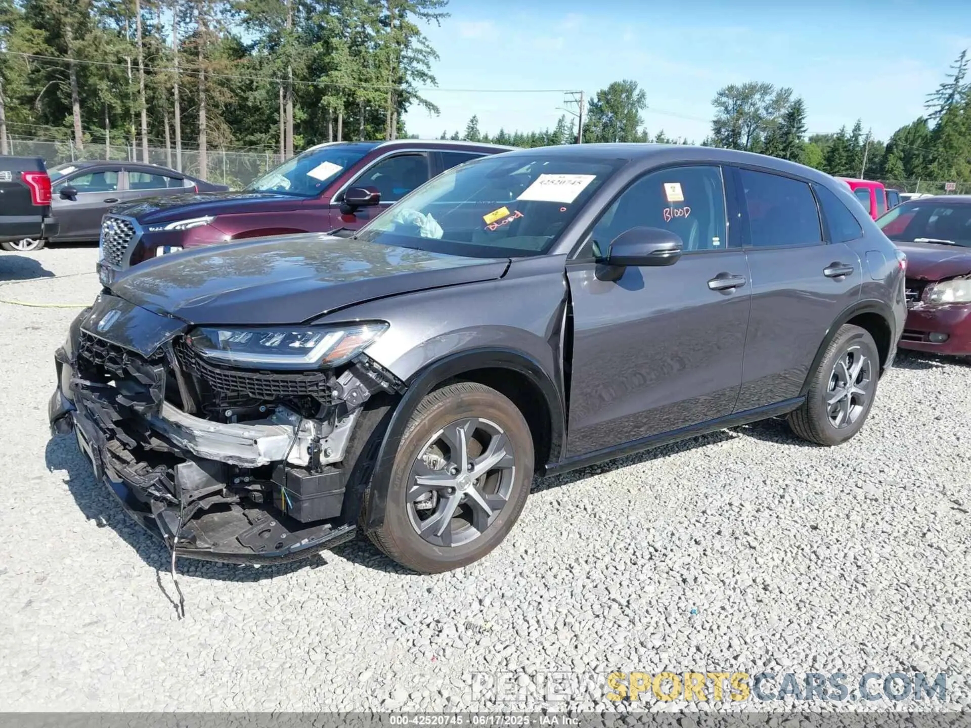 2 Photograph of a damaged car 3CZRZ1H70RM738969 HONDA HR-V 2024