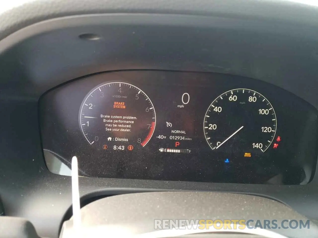 9 Photograph of a damaged car 3CZRZ1H74RM738960 HONDA HR-V 2024