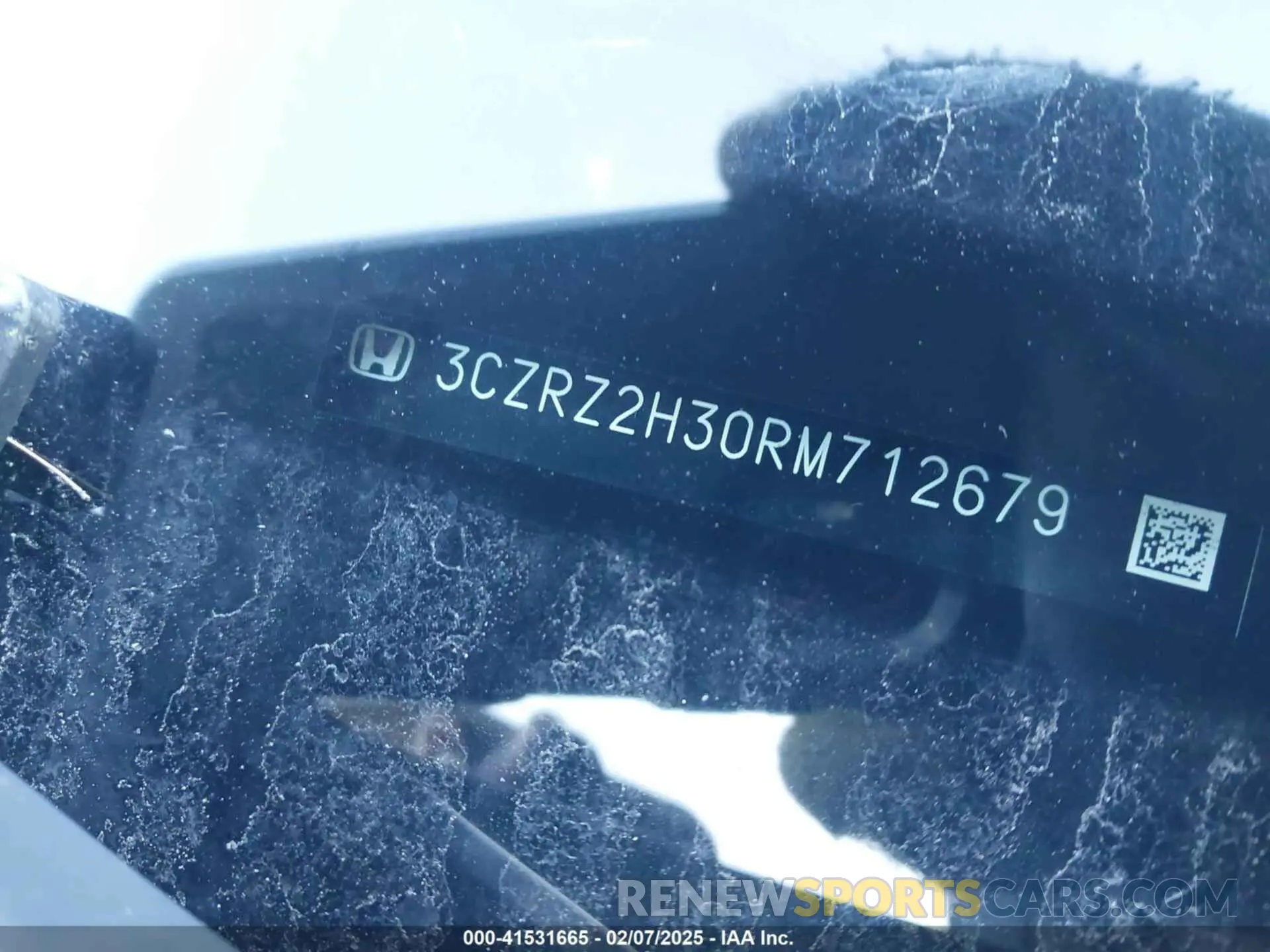 17 Фотография поврежденного автомобиля 3CZRZ2H30RM712679 HONDA HR-V 2024