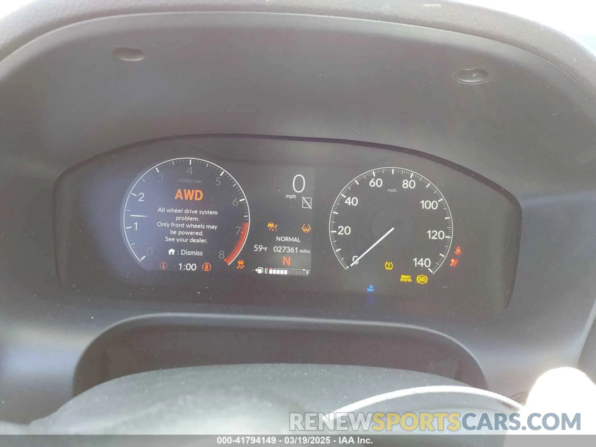 7 Фотография поврежденного автомобиля 3CZRZ2H32RM776206 HONDA HR-V 2024