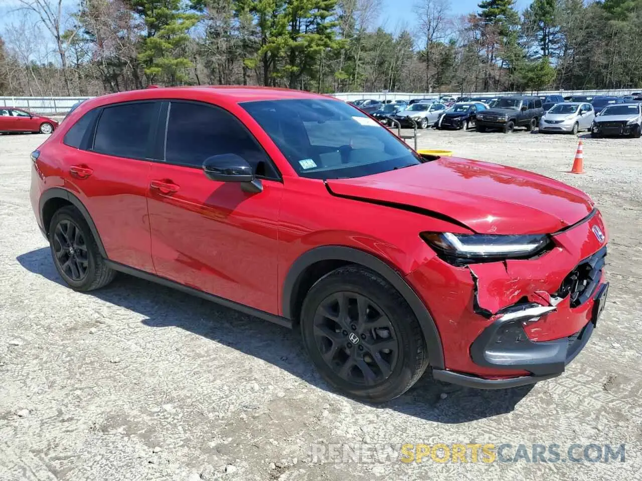 4 Фотография поврежденного автомобиля 3CZRZ2H51RM721232 HONDA HR-V 2024