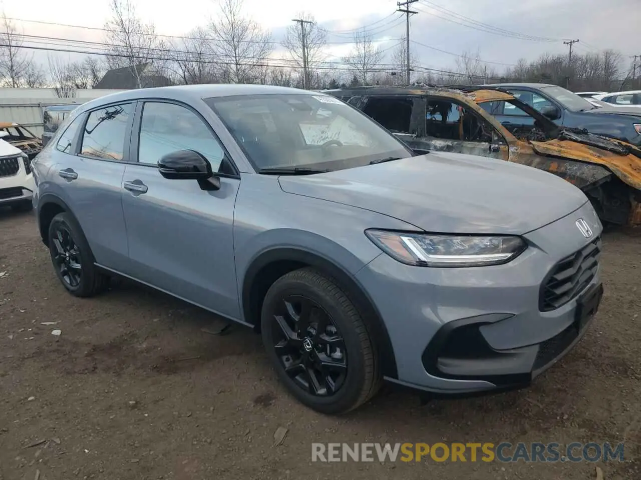 4 Фотография поврежденного автомобиля 3CZRZ2H52RM730439 HONDA HR-V 2024