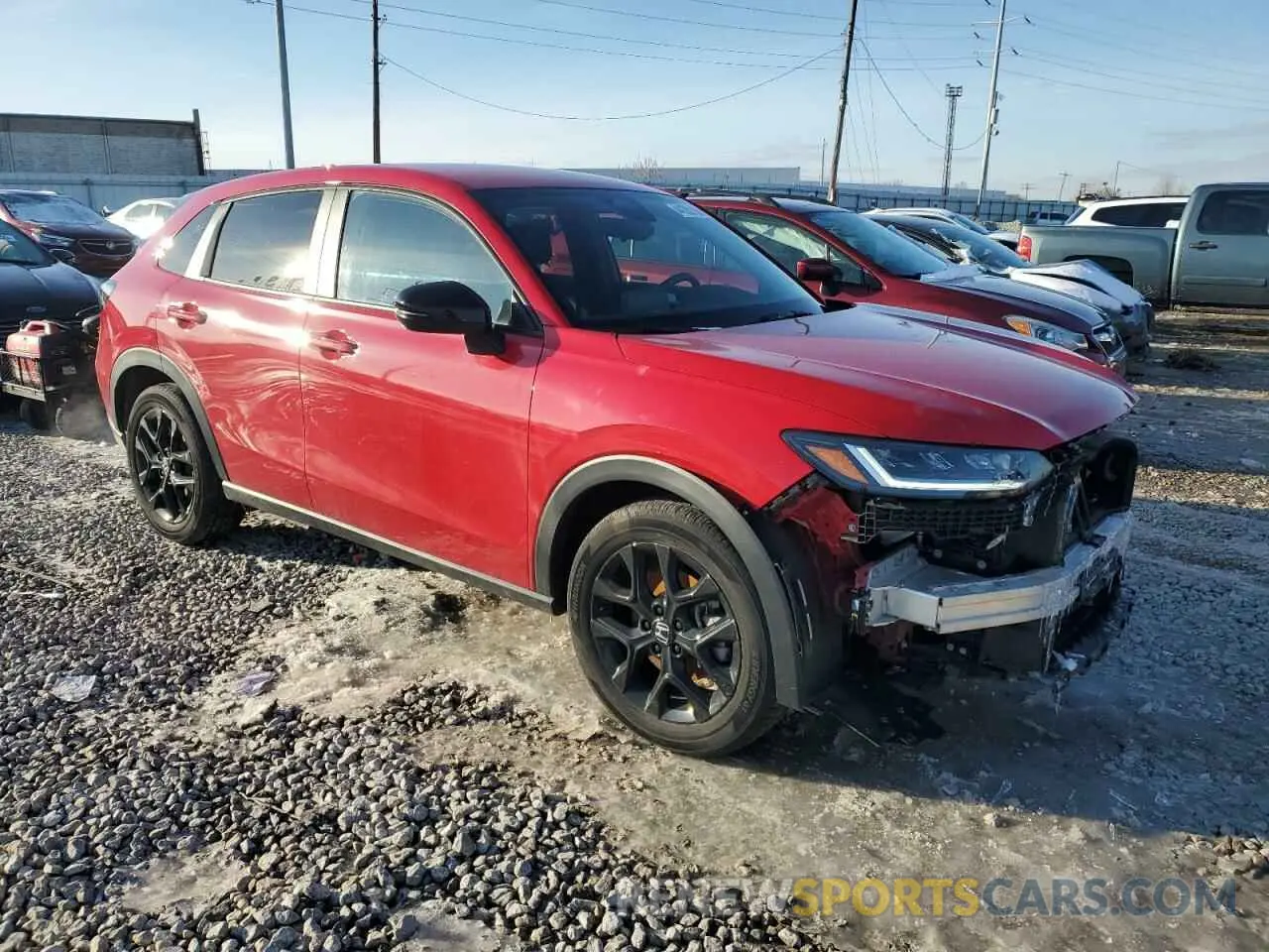 4 Фотография поврежденного автомобиля 3CZRZ2H53RM714587 HONDA HR-V 2024
