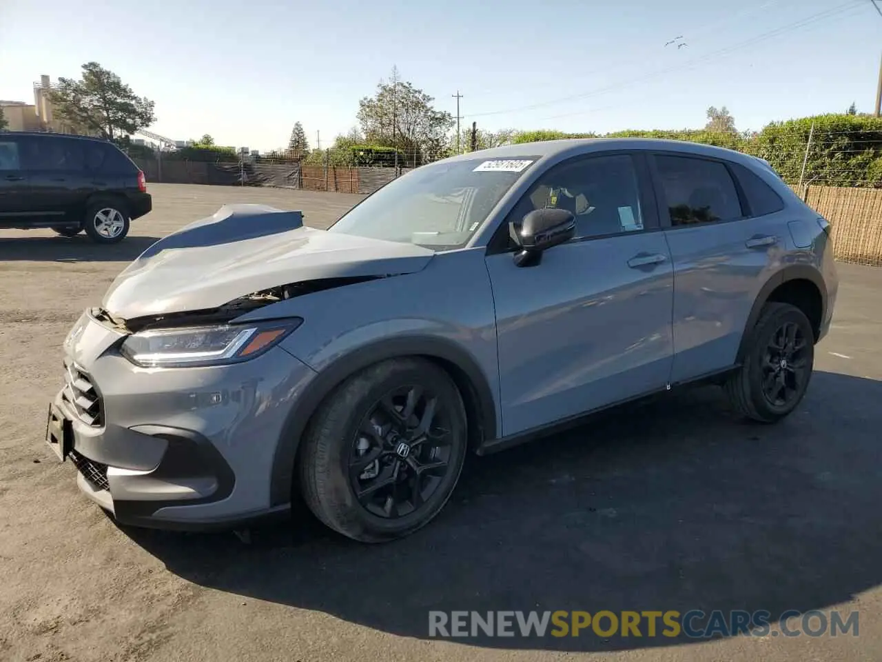 1 Photograph of a damaged car 3CZRZ2H54RM735528 HONDA HR-V 2024