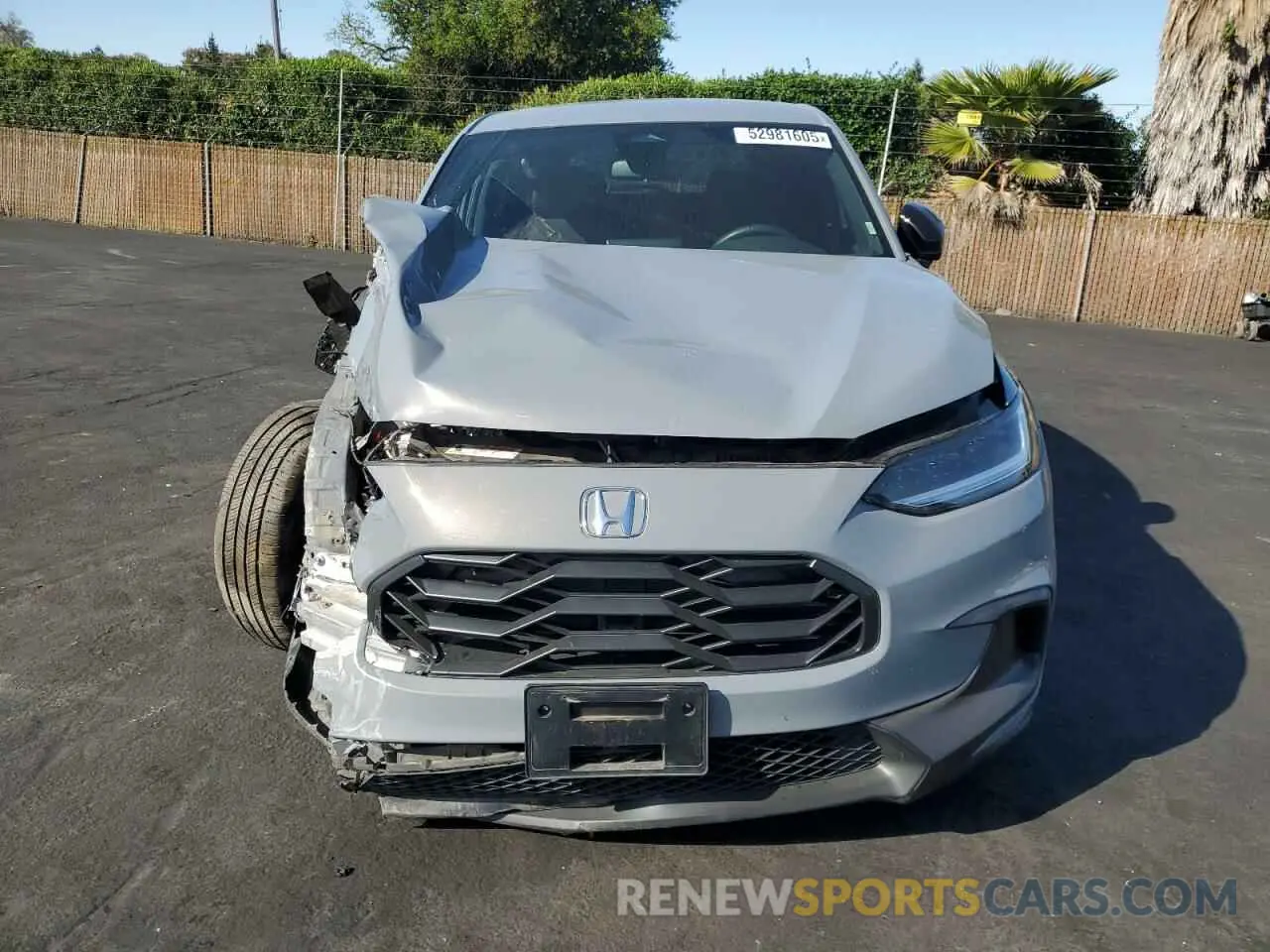 5 Photograph of a damaged car 3CZRZ2H54RM735528 HONDA HR-V 2024