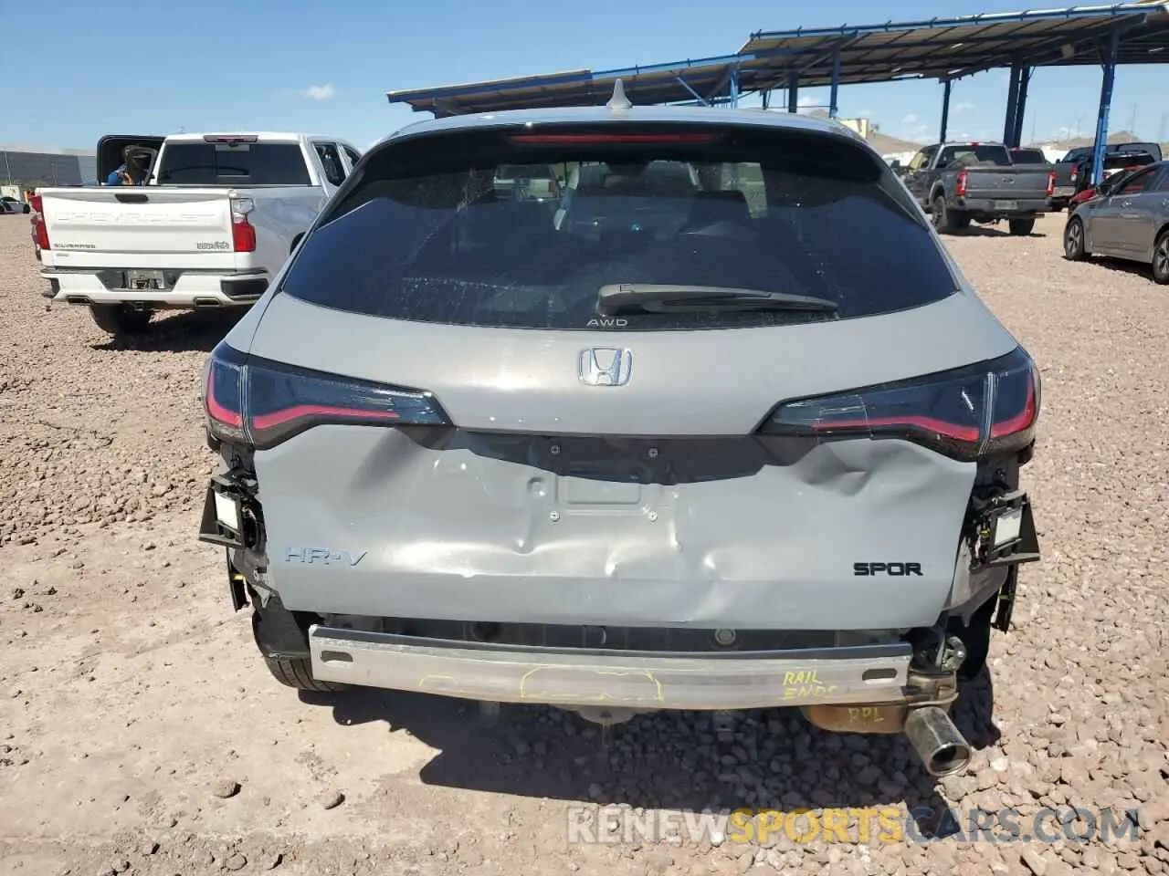6 Фотография поврежденного автомобиля 3CZRZ2H54RM751308 HONDA HR-V 2024