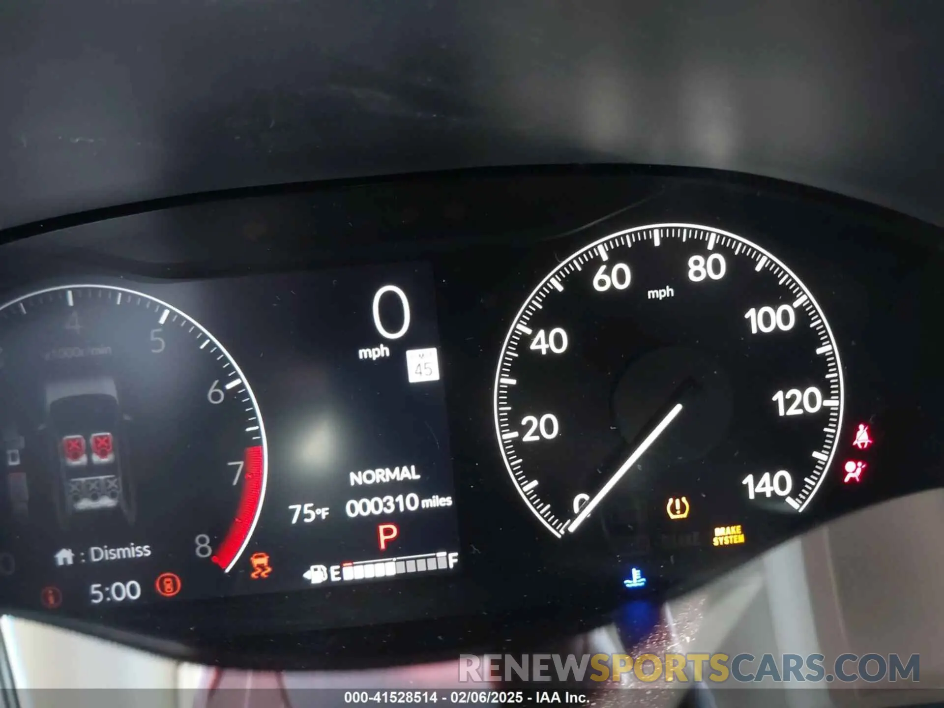 7 Фотография поврежденного автомобиля 3CZRZ1H32SM739818 HONDA HR-V 2025