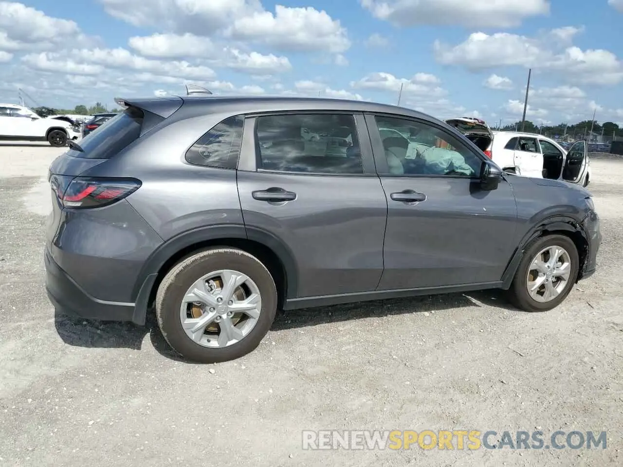 3 Photograph of a damaged car 3CZRZ1H38SM742982 HONDA HR-V 2025