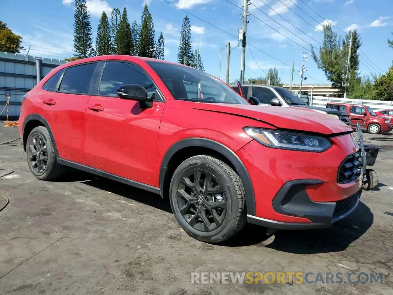 4 Фотография поврежденного автомобиля 3CZRZ1H51SM734000 HONDA HR-V 2025