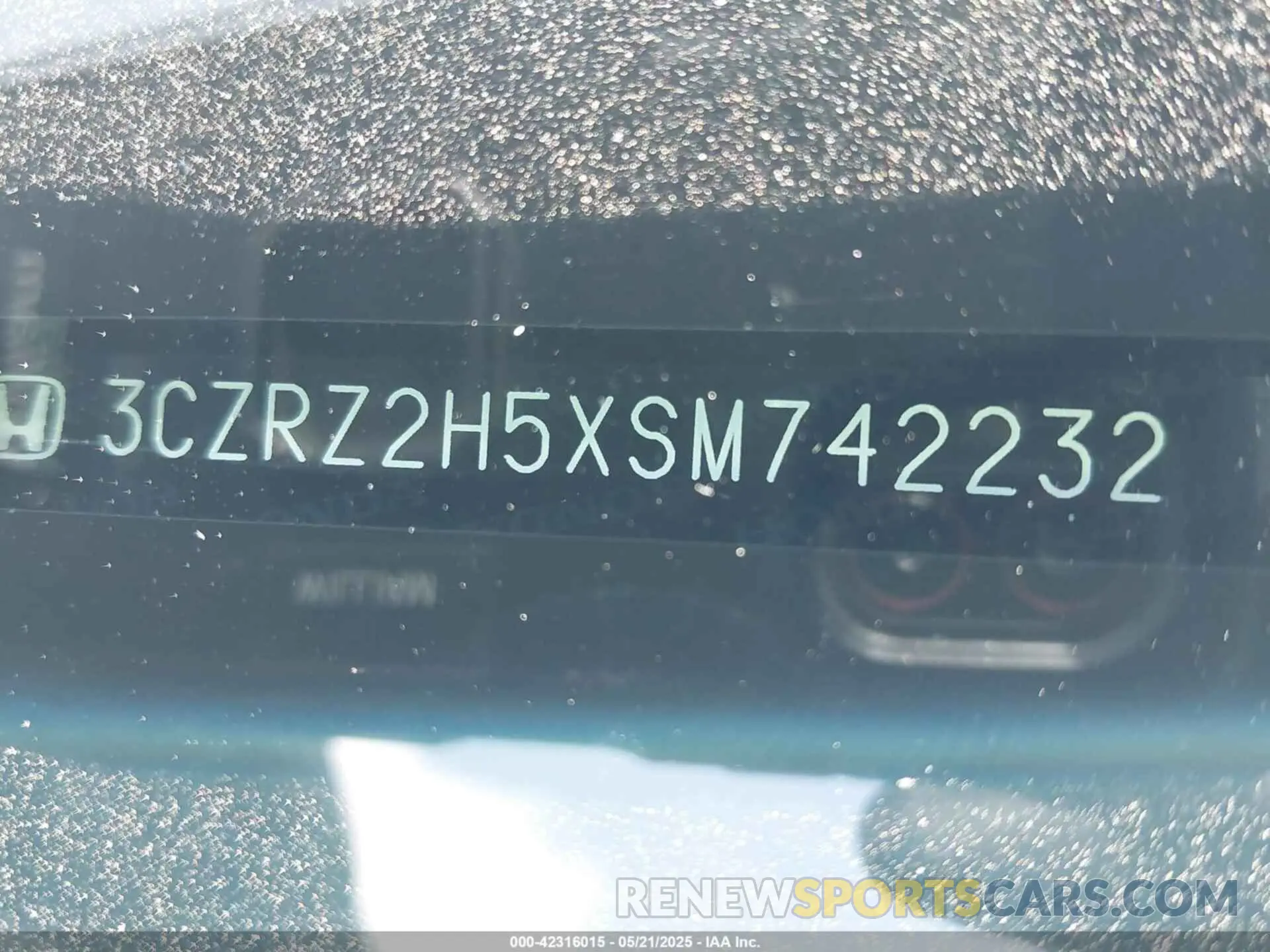 17 Фотография поврежденного автомобиля 3CZRZ2H5XSM742232 HONDA HR-V 2025