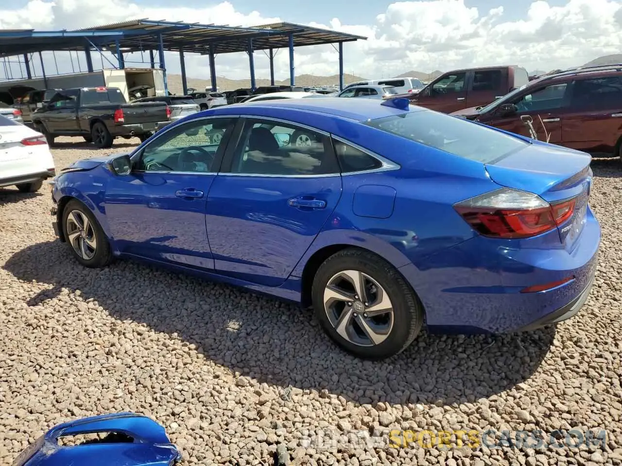 2 Photograph of a damaged car 19XZE4F10KE018914 HONDA INSIGHT 2019