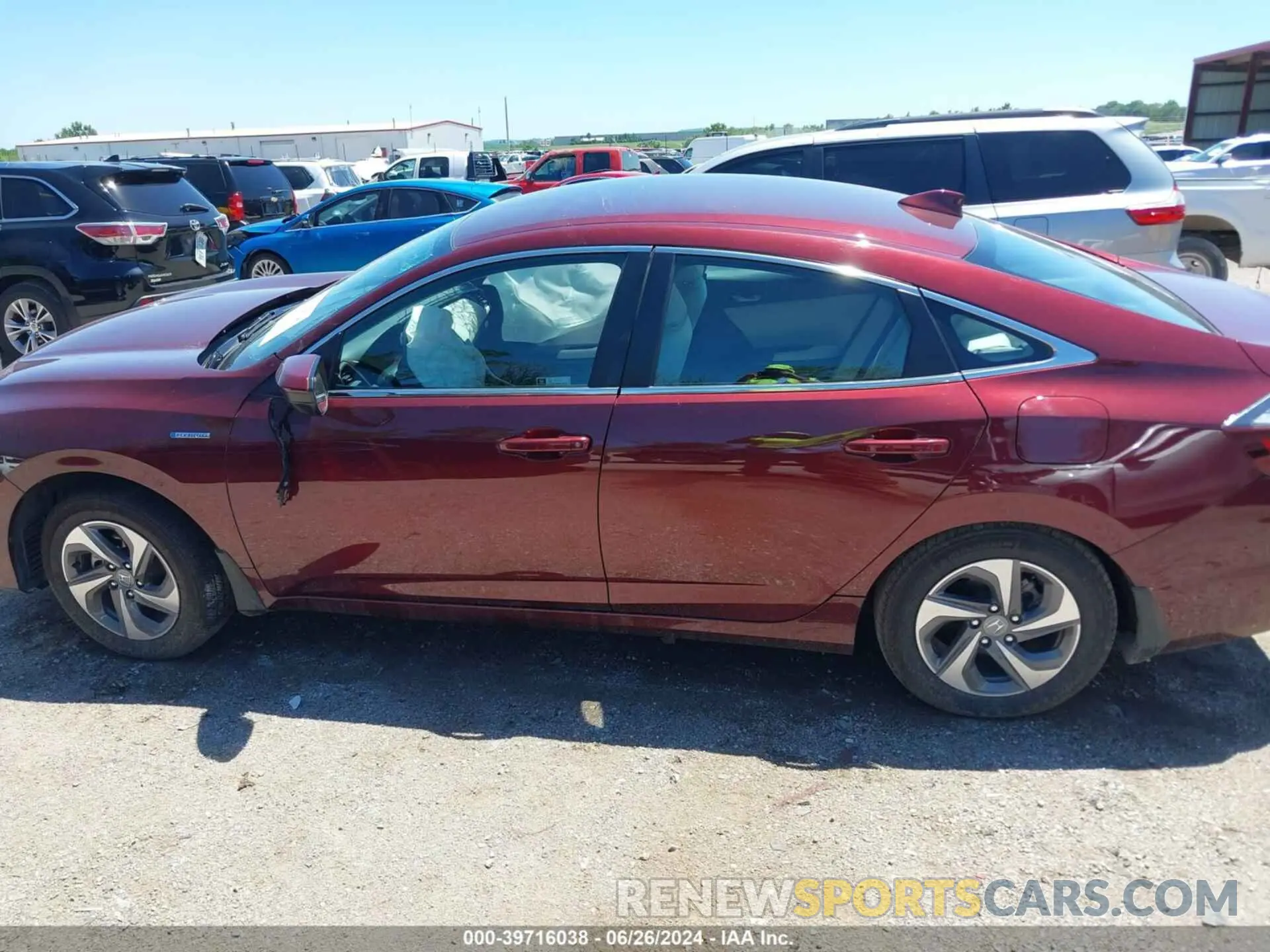 14 Фотография поврежденного автомобиля 19XZE4F12KE017411 HONDA INSIGHT 2019